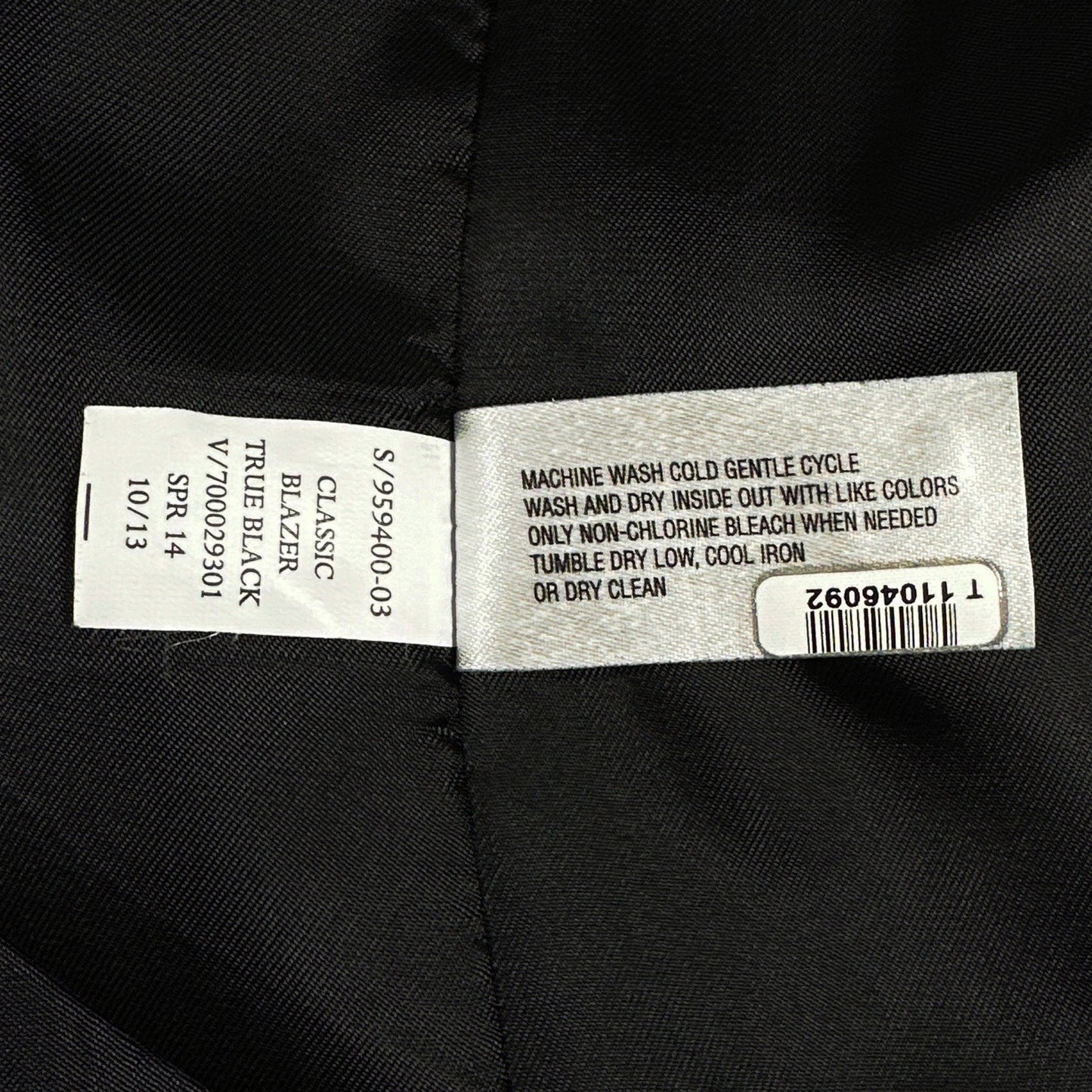GAP The Academy Blazer True Black 2P