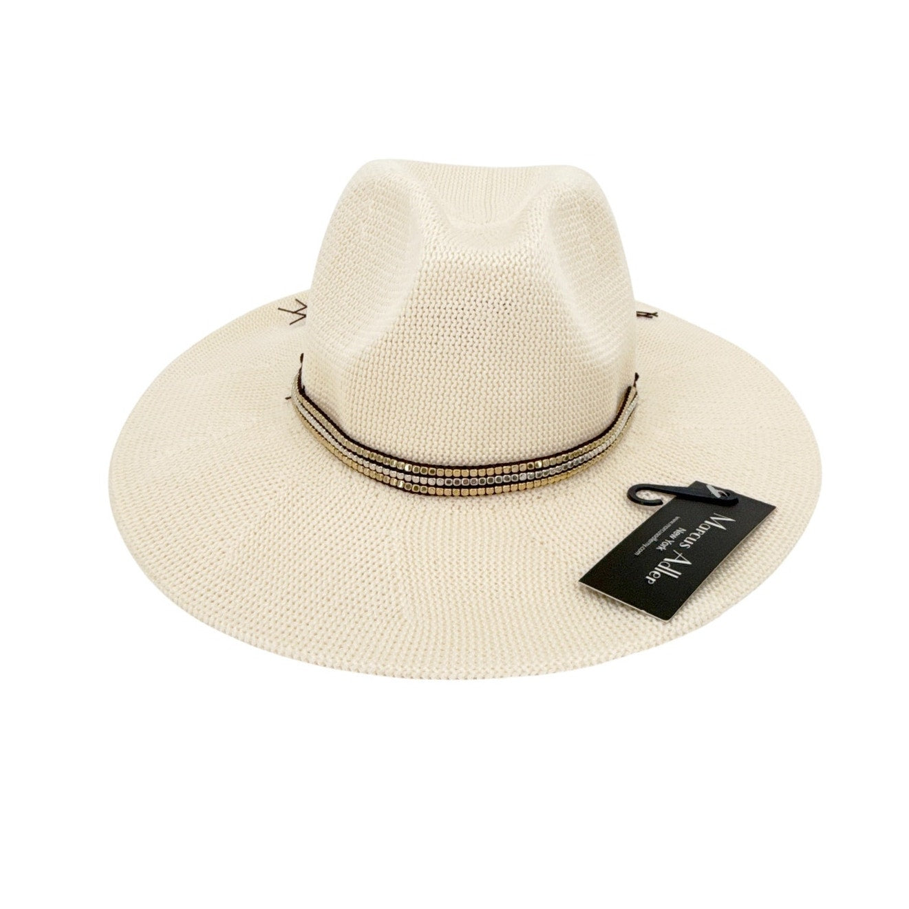 MARCUS ADLER The Taylor Panama Packable Hat in Ivory