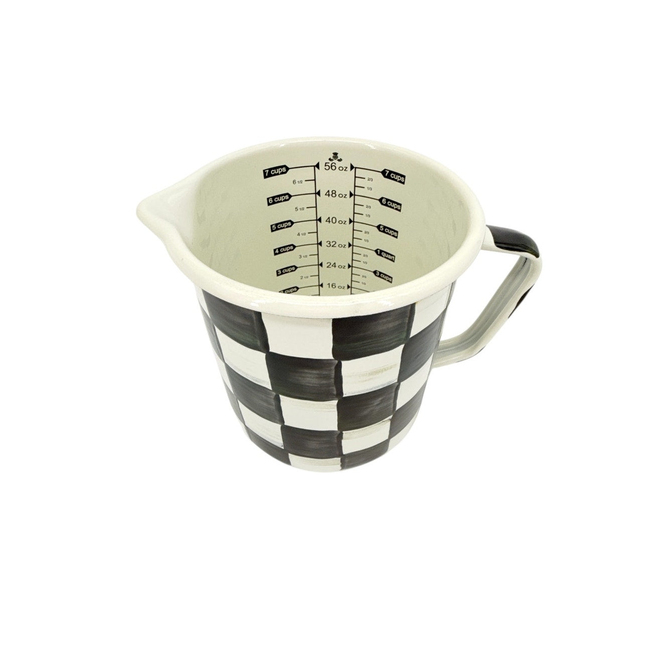 MACKENZIE-CHILDS 7 Cup Measuring Cup in Courtly Check