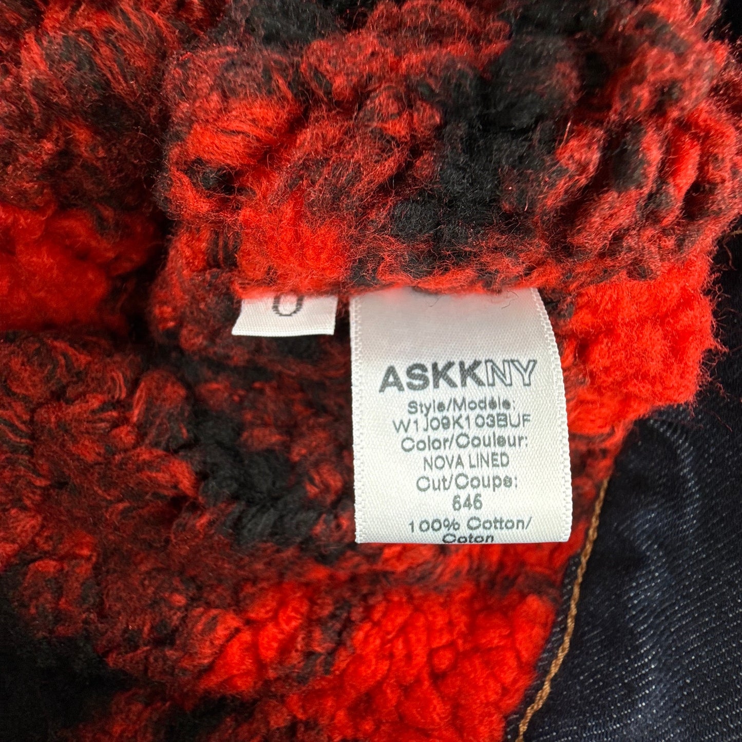ASKK NY Nova Lined Jacket in Indigo Plaid 0|XS