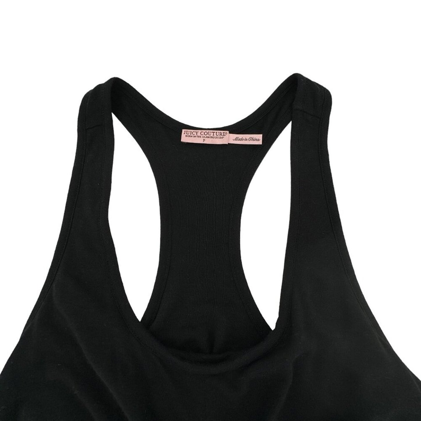 JUICY COUTURE Viscose Linen Jersey Tie-Front Maxi Dress in Black XS