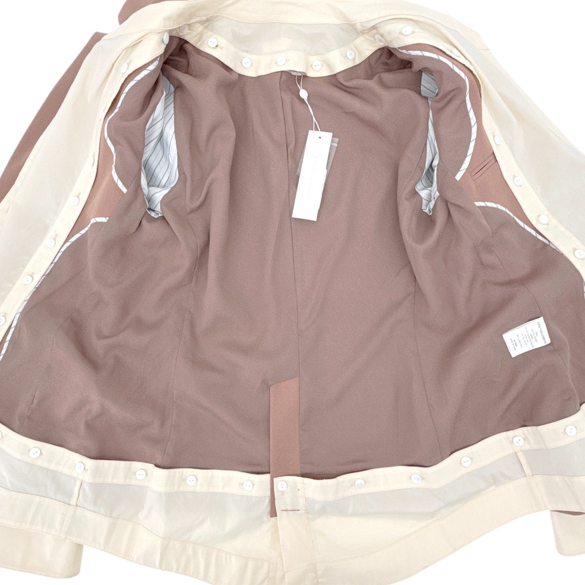 JONATHAN SIMKHAI Jubilee Blazer in Teak/Parchment 6|M