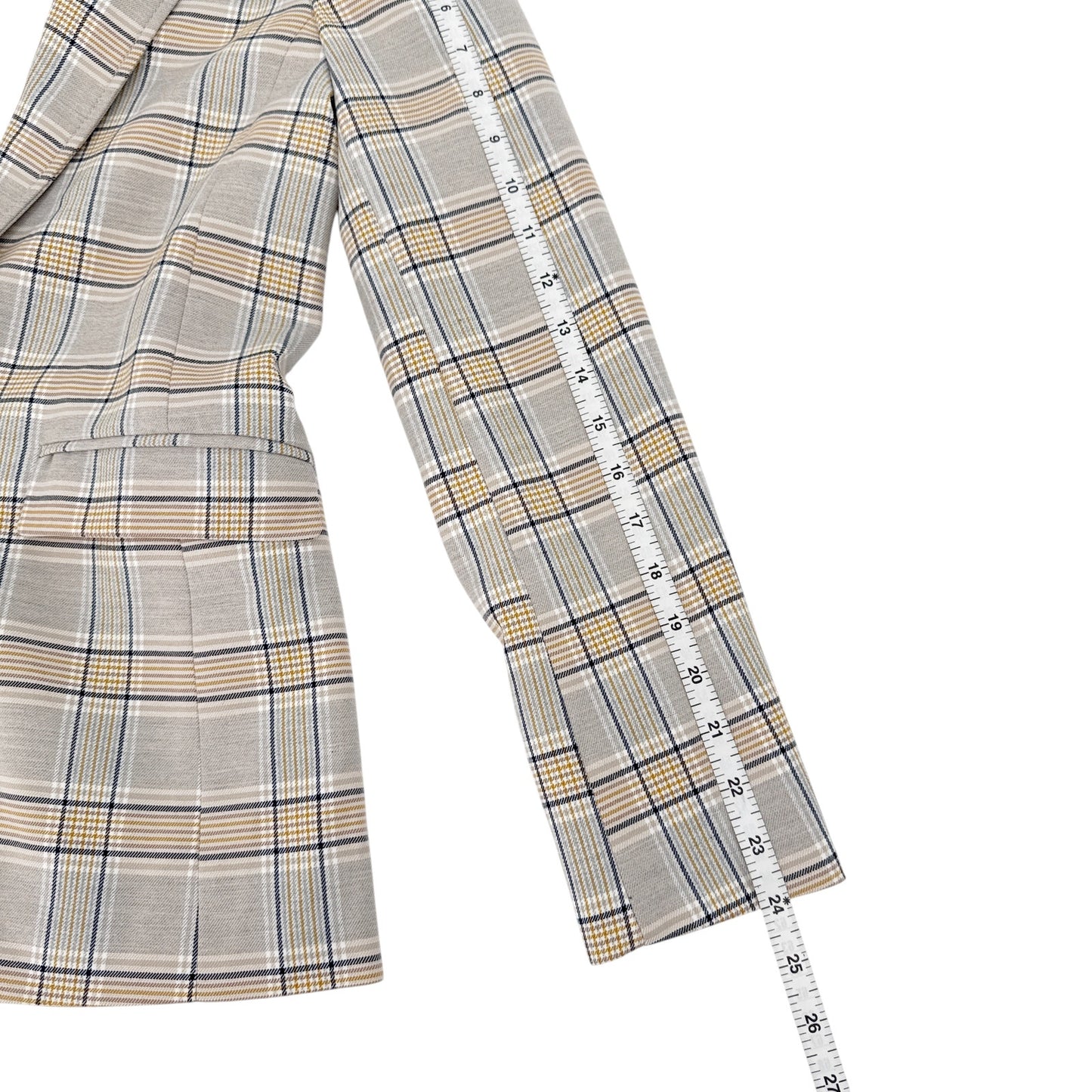 ME+EM Statement Check Boyfriend Blazer UK6|US2