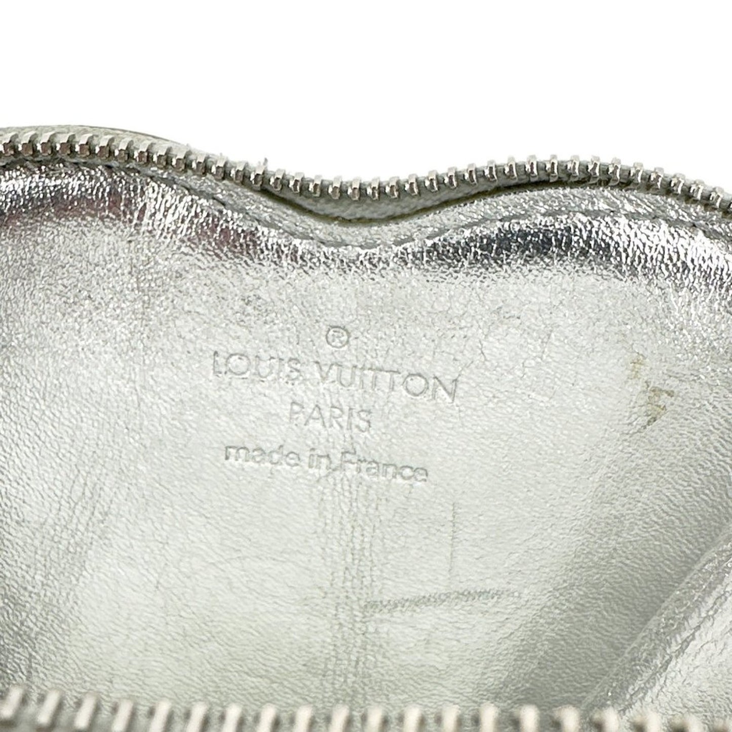 LOUIS VUITTON Heart Coin Purse Monogram Mirror