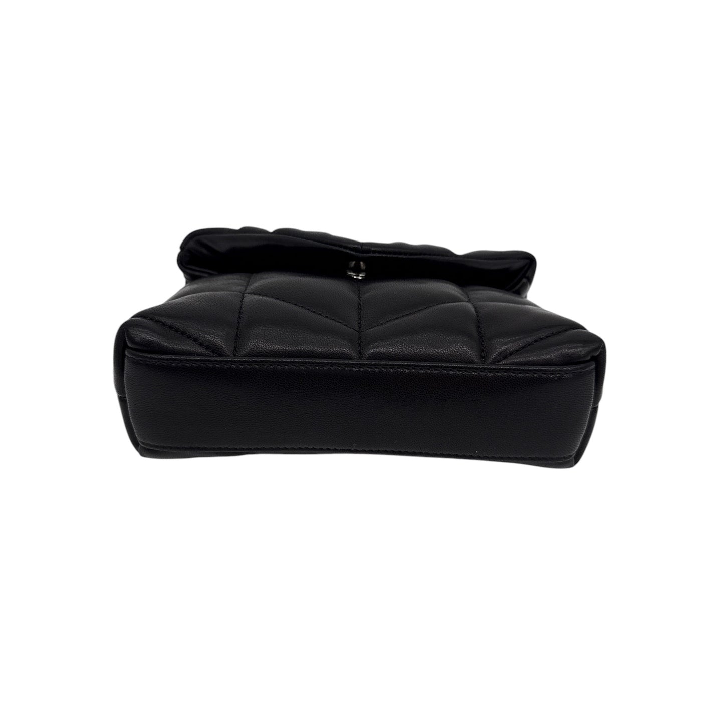 SAINT LAURENT Loulou Mini in Lambskin Puffer Pouch Clutch