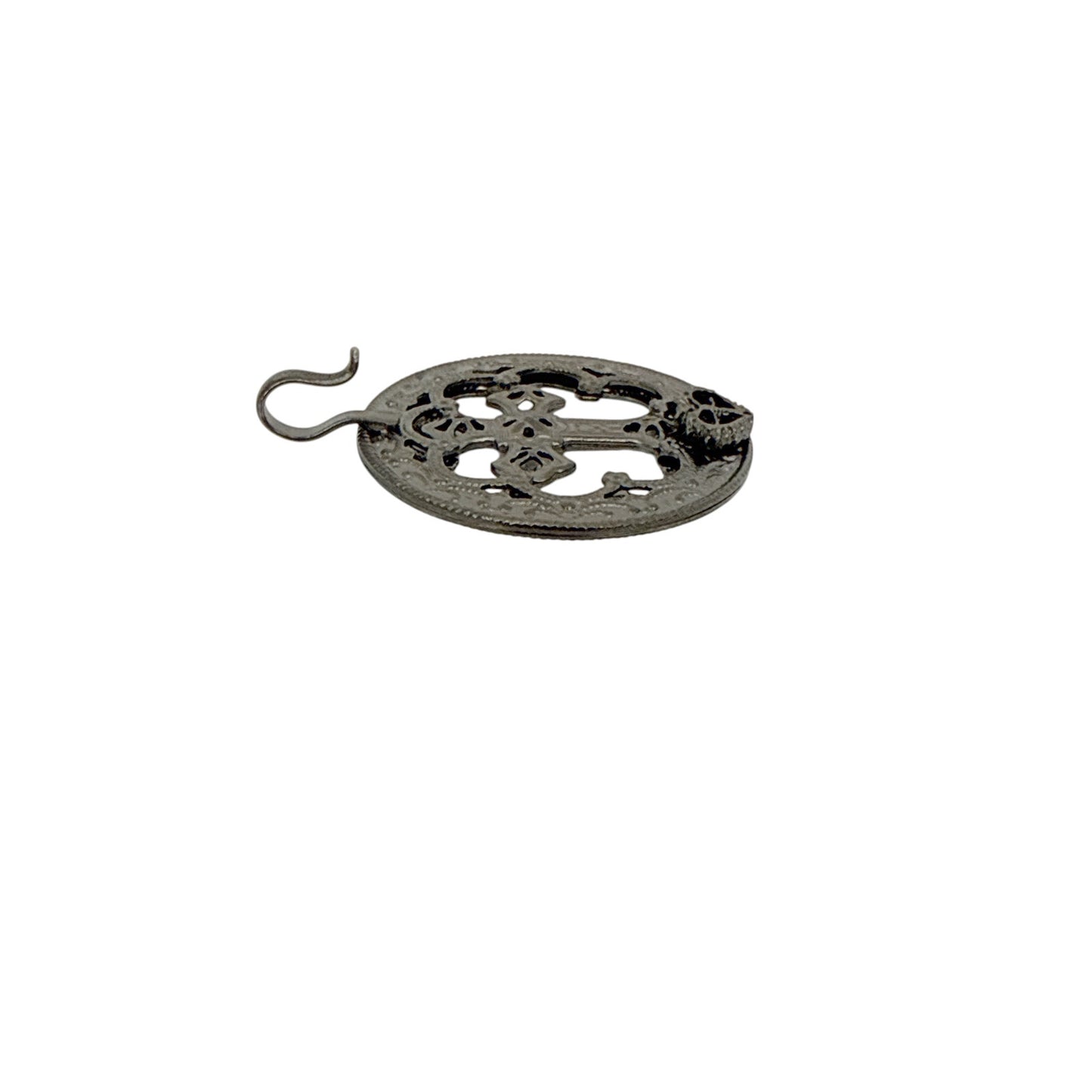 VIRGINS SAINTS & ANGELS VSA Basilica Hope Medallion in Gunmetal