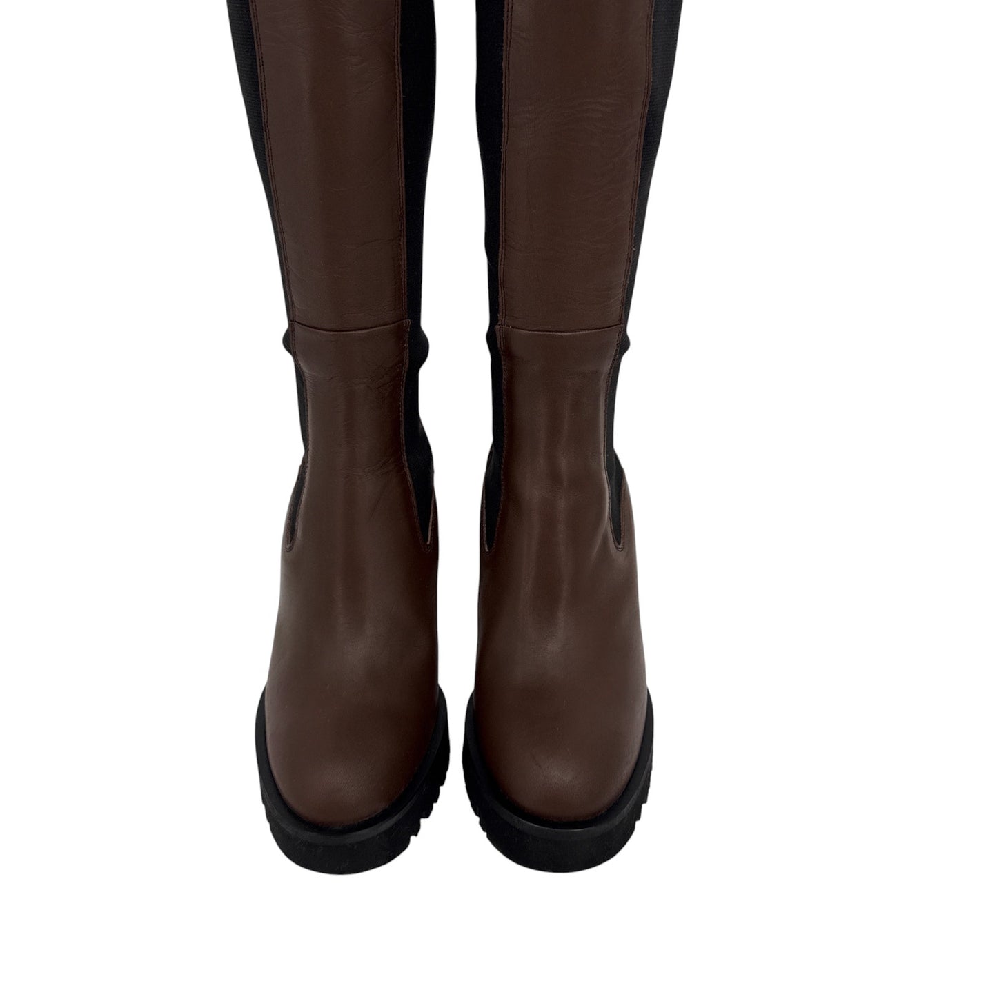 ATP Atelier Hella Leather Boots in Chocolate 37