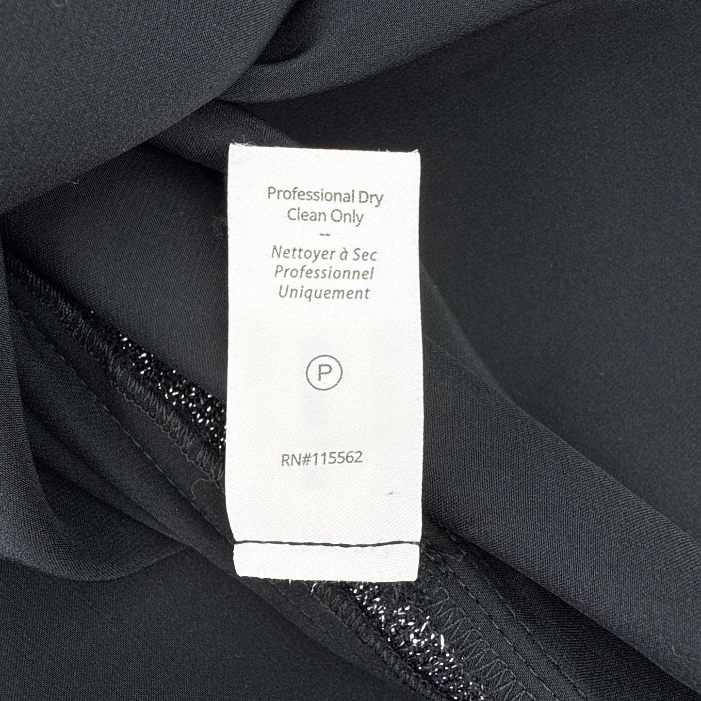 CINQ a SEPT Lurex Lenore Top in Black & Silver M