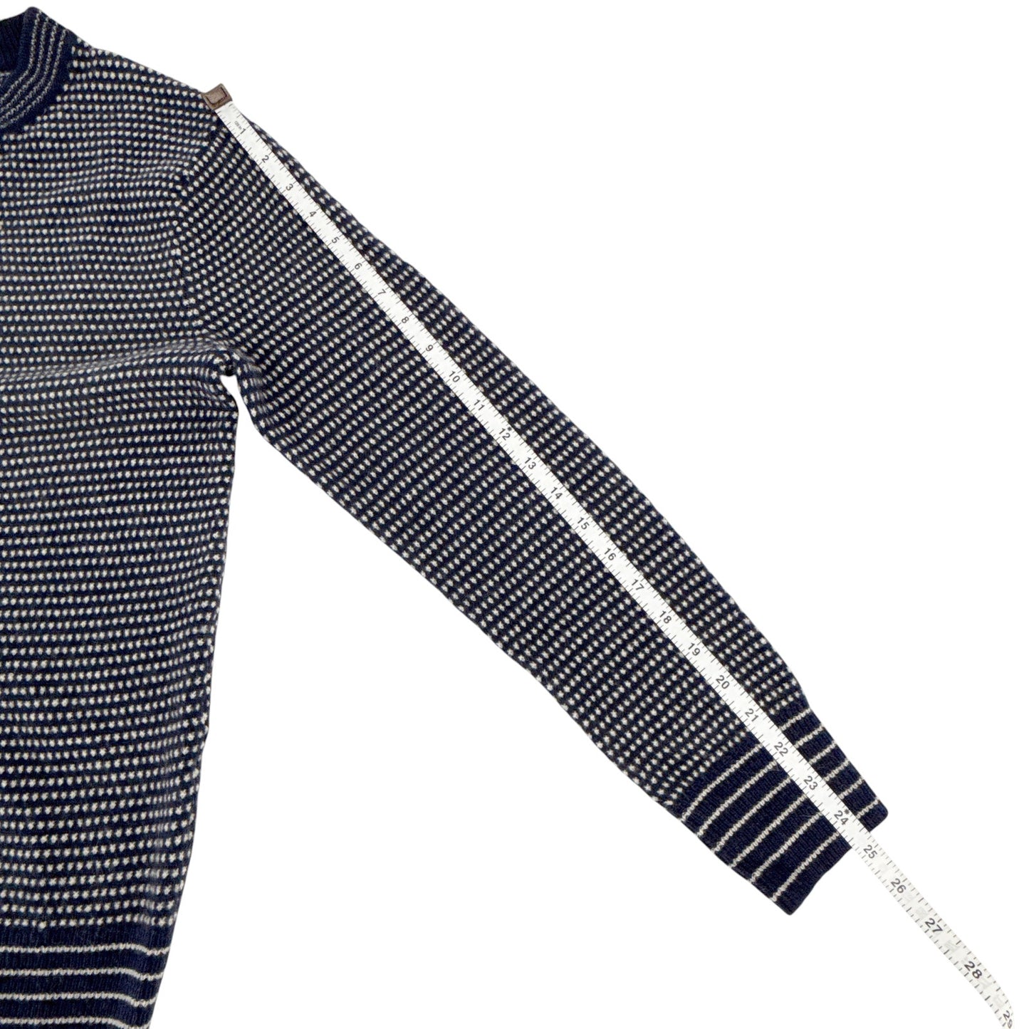 J.CREW Rugged Merino Wool Bird's-eye Sweater S
