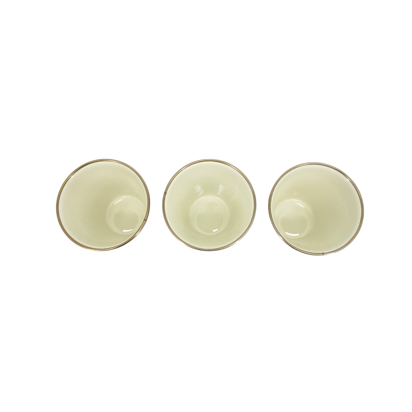 MACKENZIE-CHILDS Herb Pots in Sterling Check Set of 3
