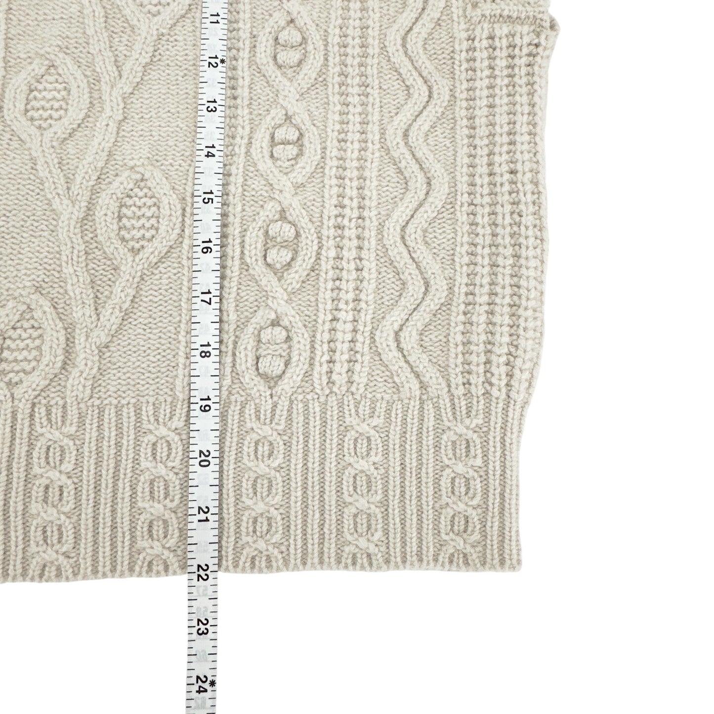 SANDRO Moise Cable Knit Vest XS