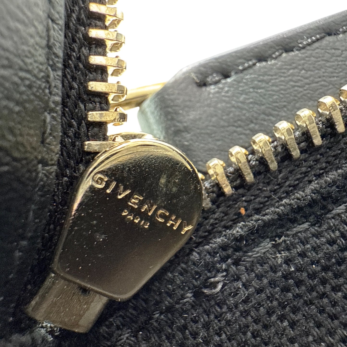 GIVENCHY Mini Pandora Cube Leather Pouch Bag with Crossbody Webbing Strap