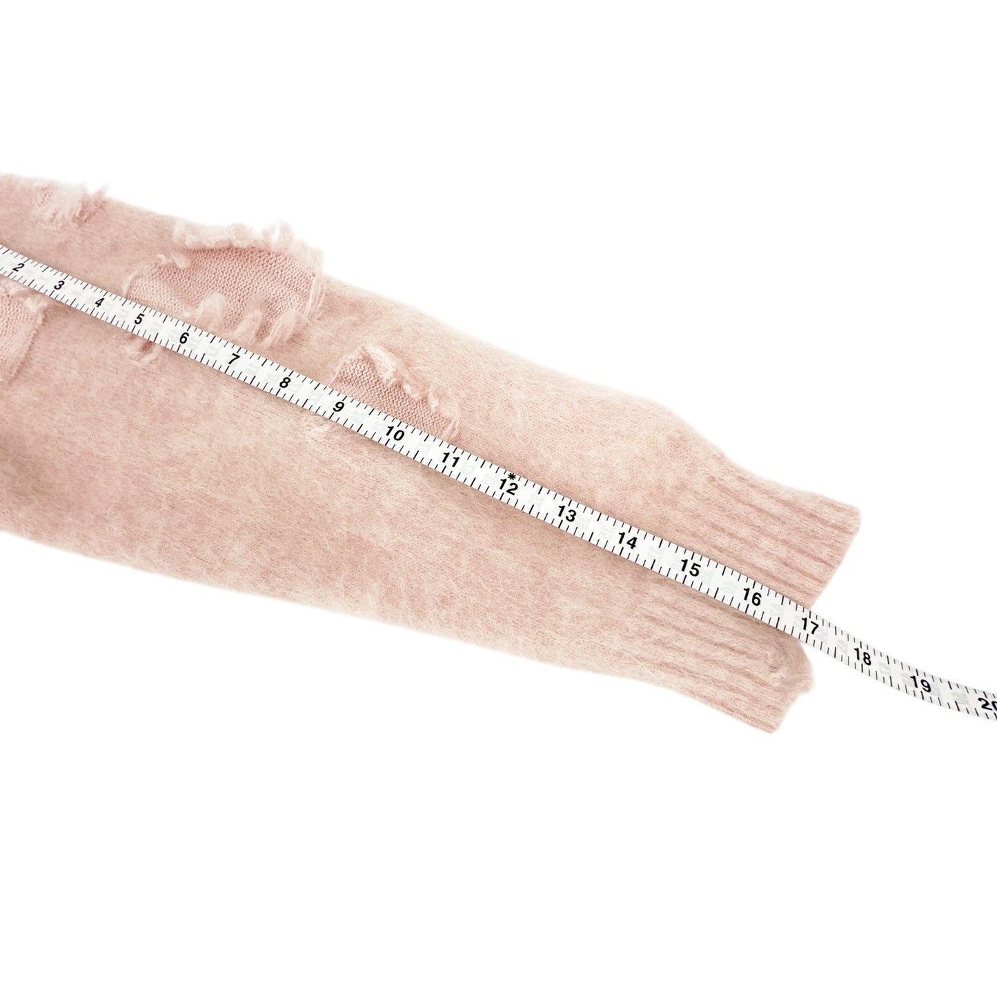 R13 Shrunken Deconstructed Crewneck Sweater M