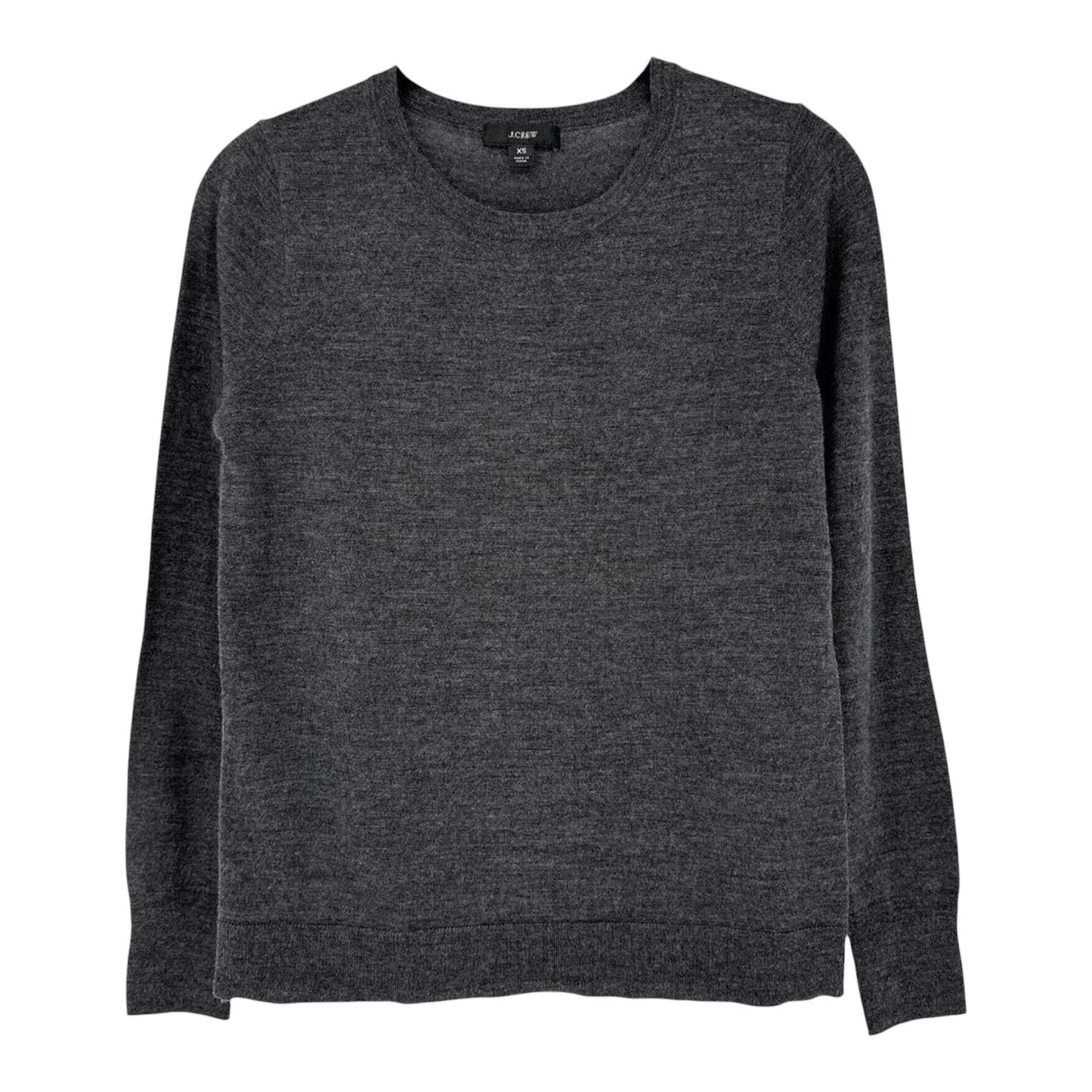 J.CREW Margot Crewneck Sweater in Charcoal XS