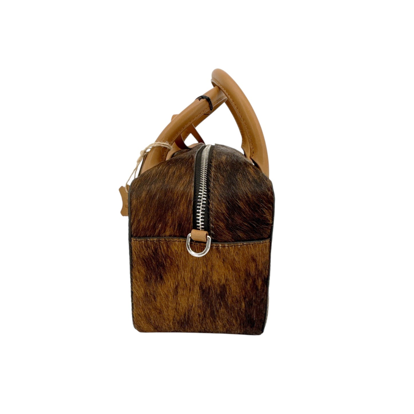 RACHEL COMEY Brynd Small Box Bag in Umber Calf Hair