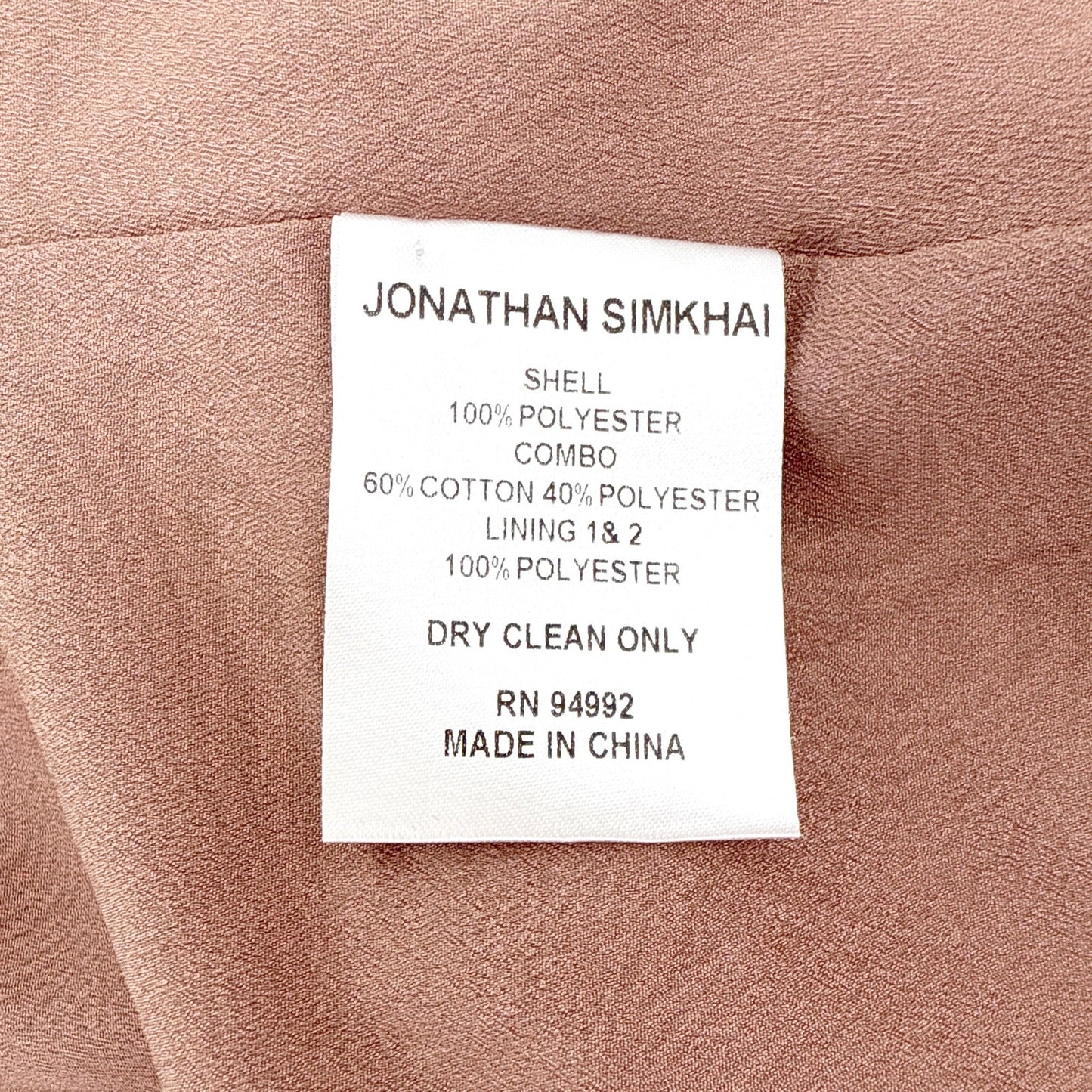 JONATHAN SIMKHAI Jubilee Blazer in Teak/Parchment 6|M