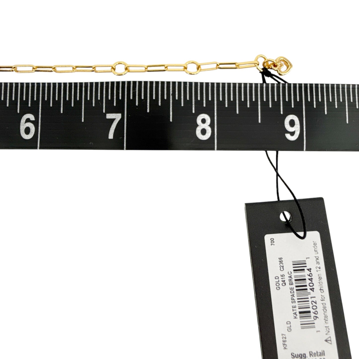 KATE SPADE New York Initial Chain Bracelet in Gold A