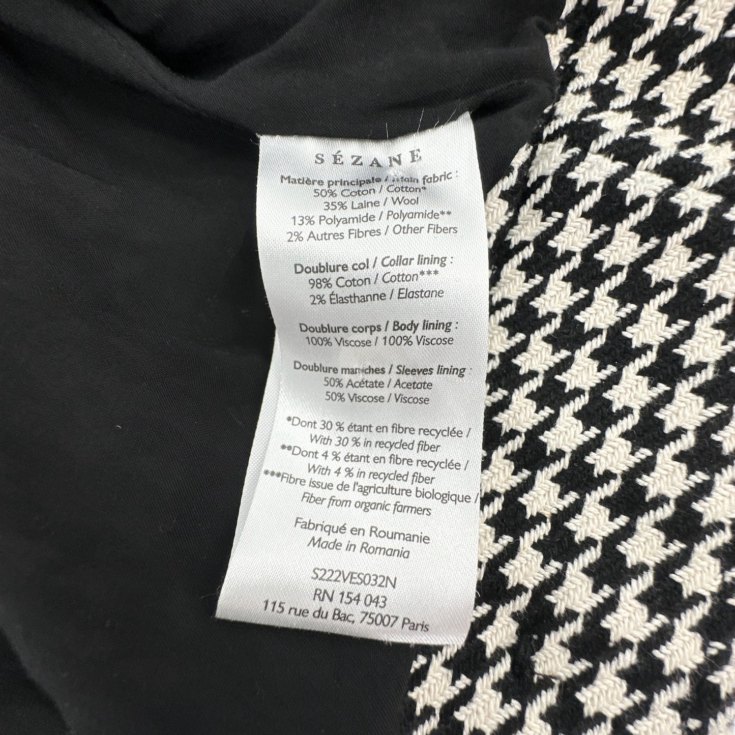 SEZANE Erwann Jacket S