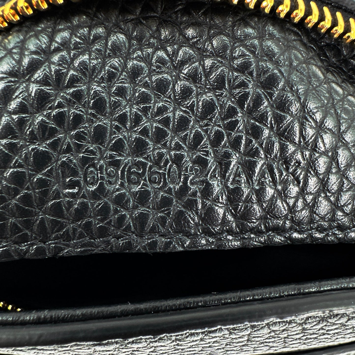 TOM FORD Jennifer Medium Double Strap Bag in Black Grained Leather