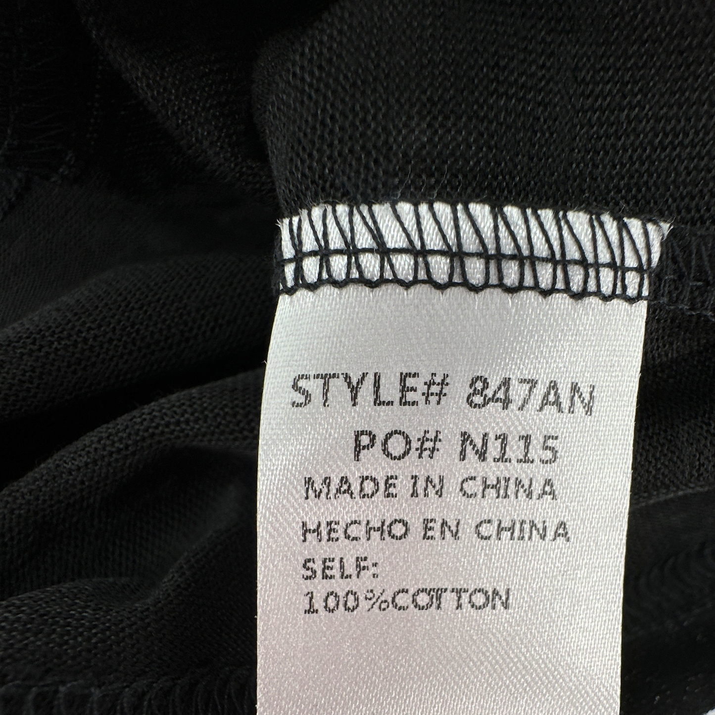 AEMI + CO Junie Tee Black Size L