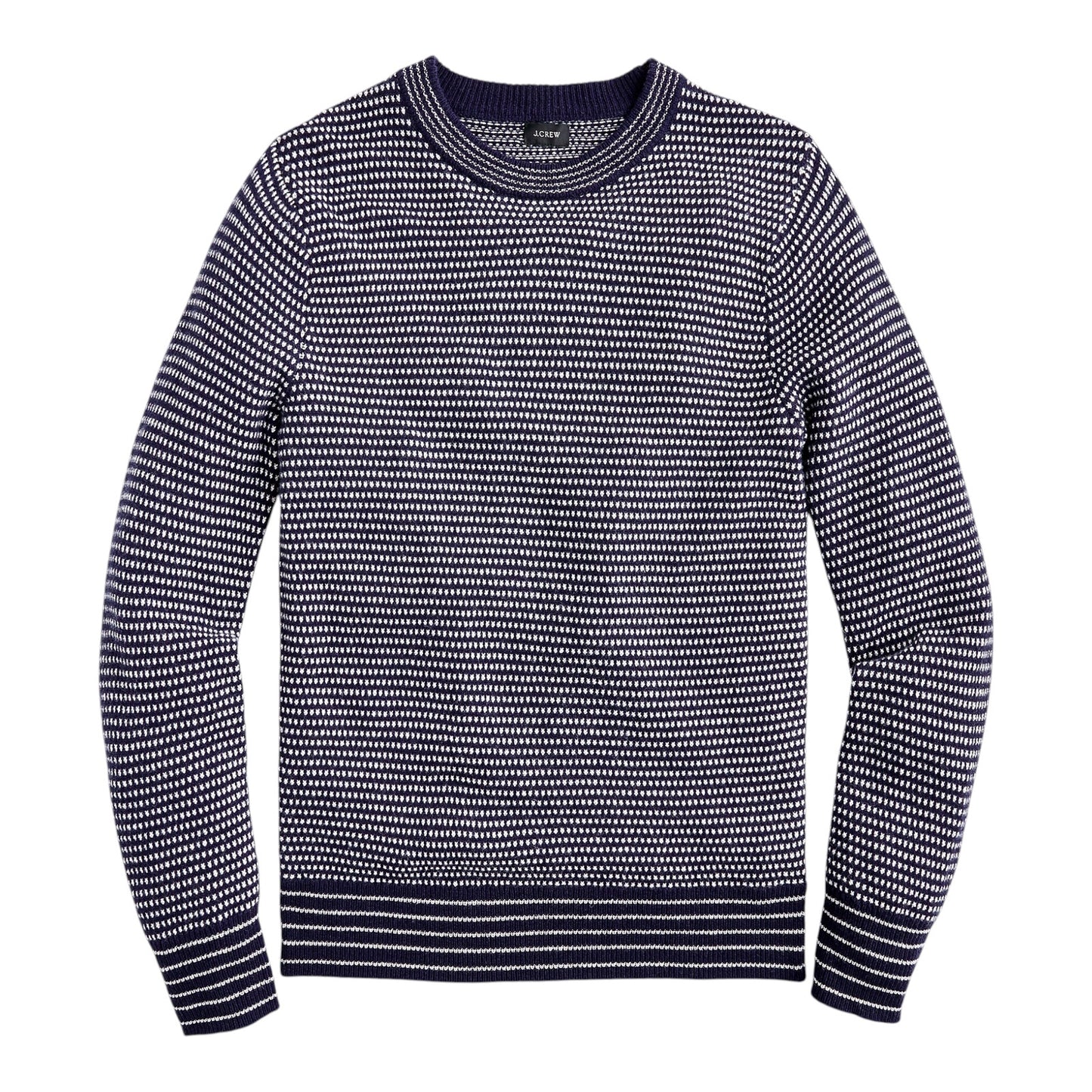 J.CREW Rugged Merino Wool Bird's-eye Sweater S