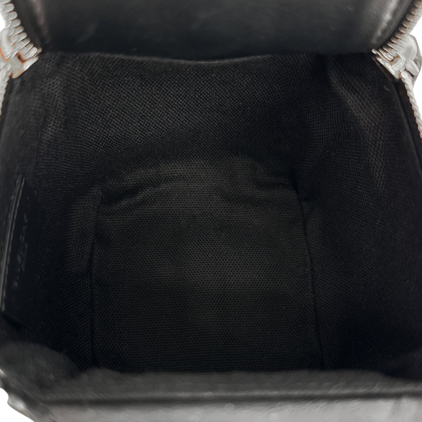 GIVENCHY Pandora Cube Pouch Leather Bag & Strap in Webbing in Black