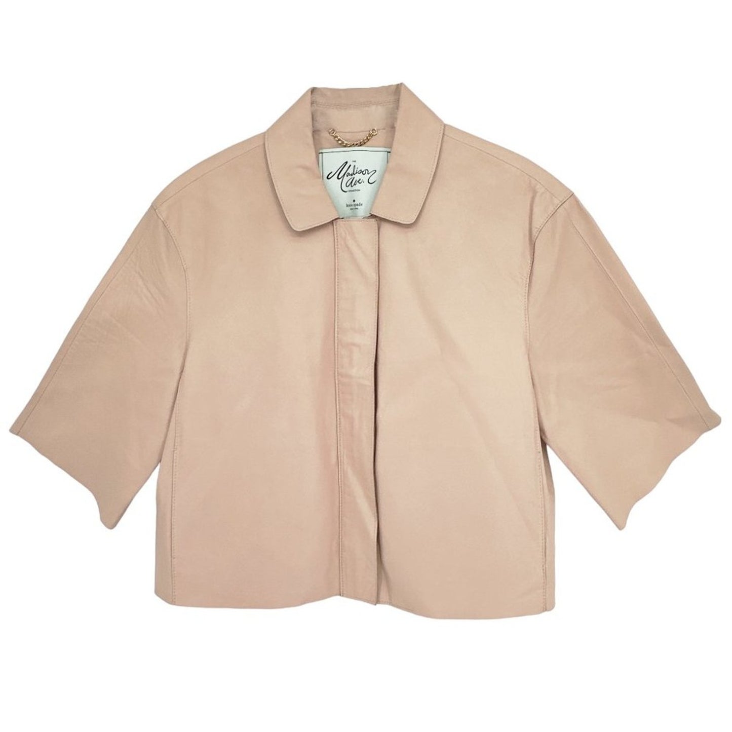 KATE SPADE Madison Avenue Collection Mariya Leather Jacket M