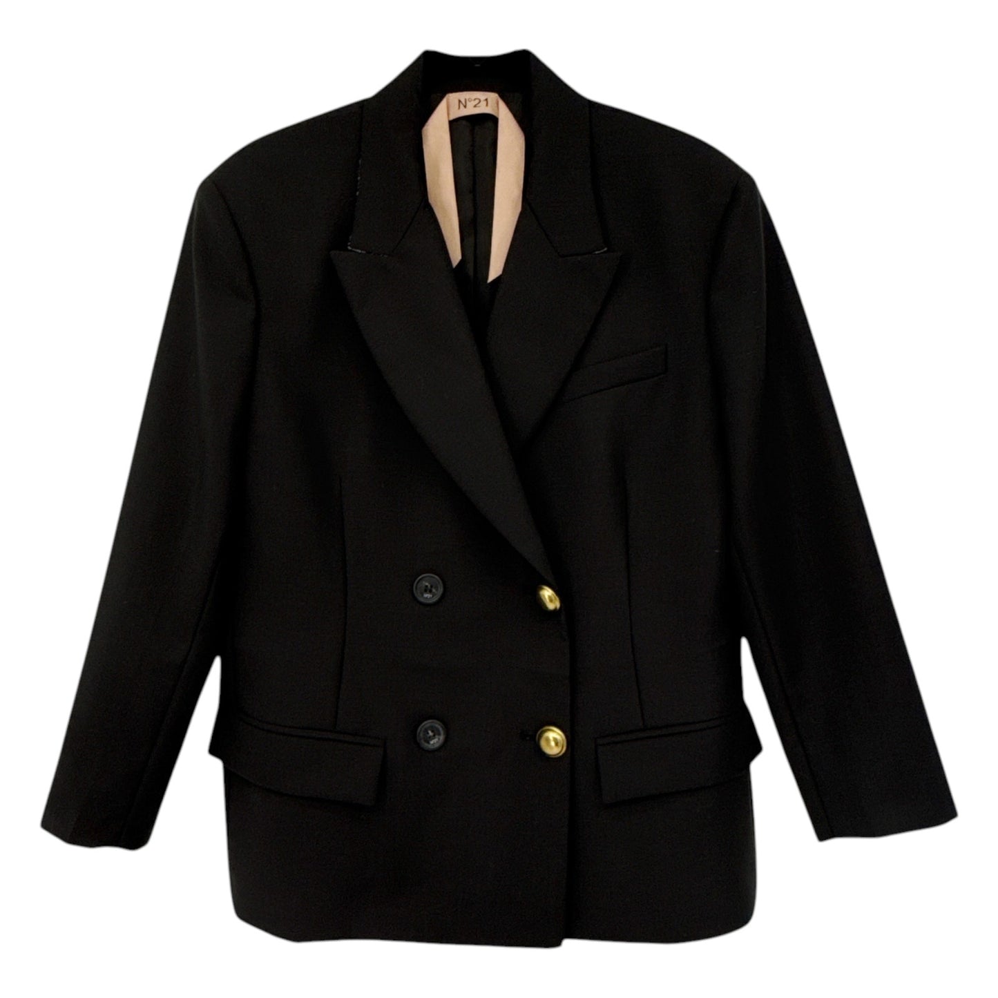 No.21 Double Breasted Blazer in Black EU40|S