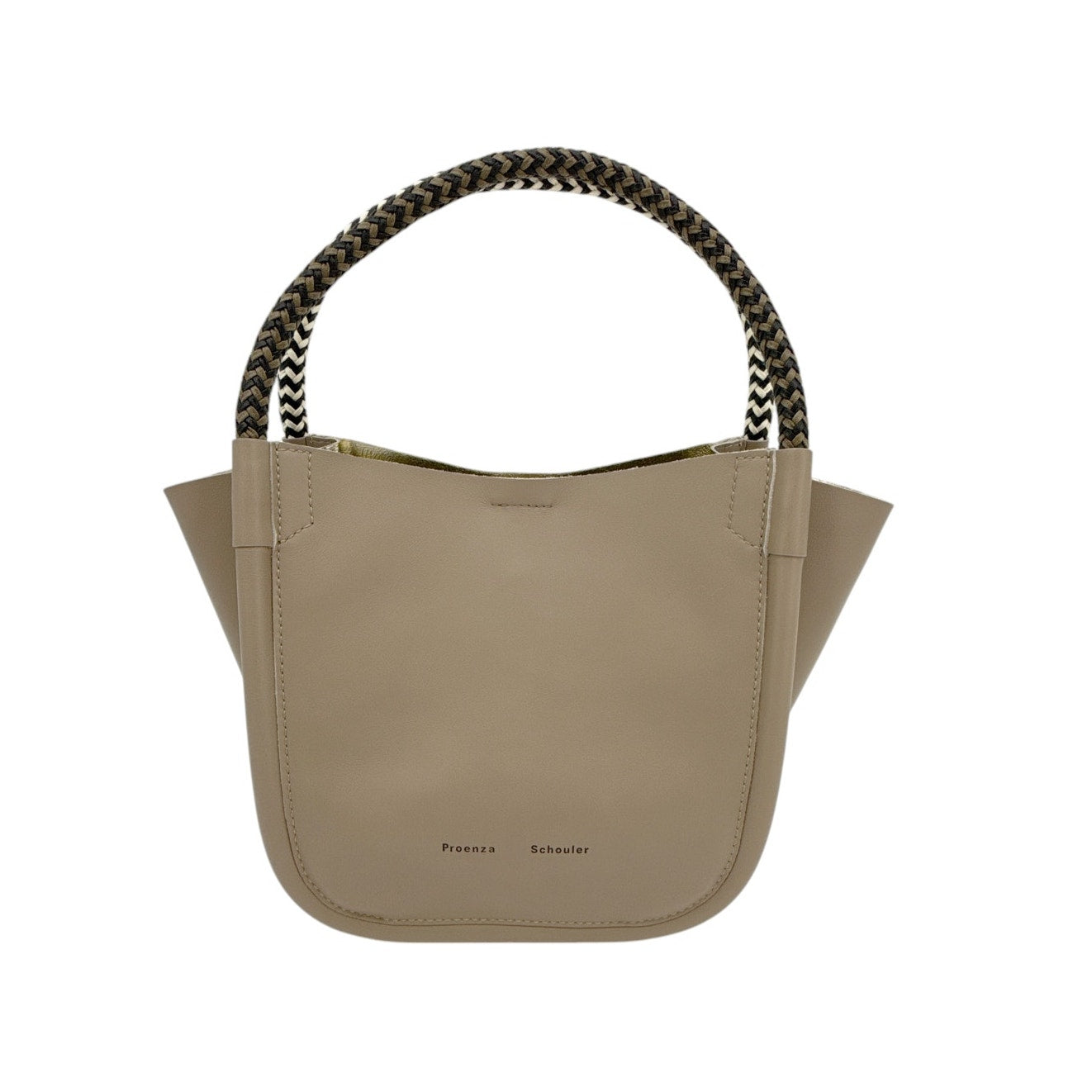 PROENZA SCHOULER Super Lux Rope Handle XS Tote in Light Taupe Gold