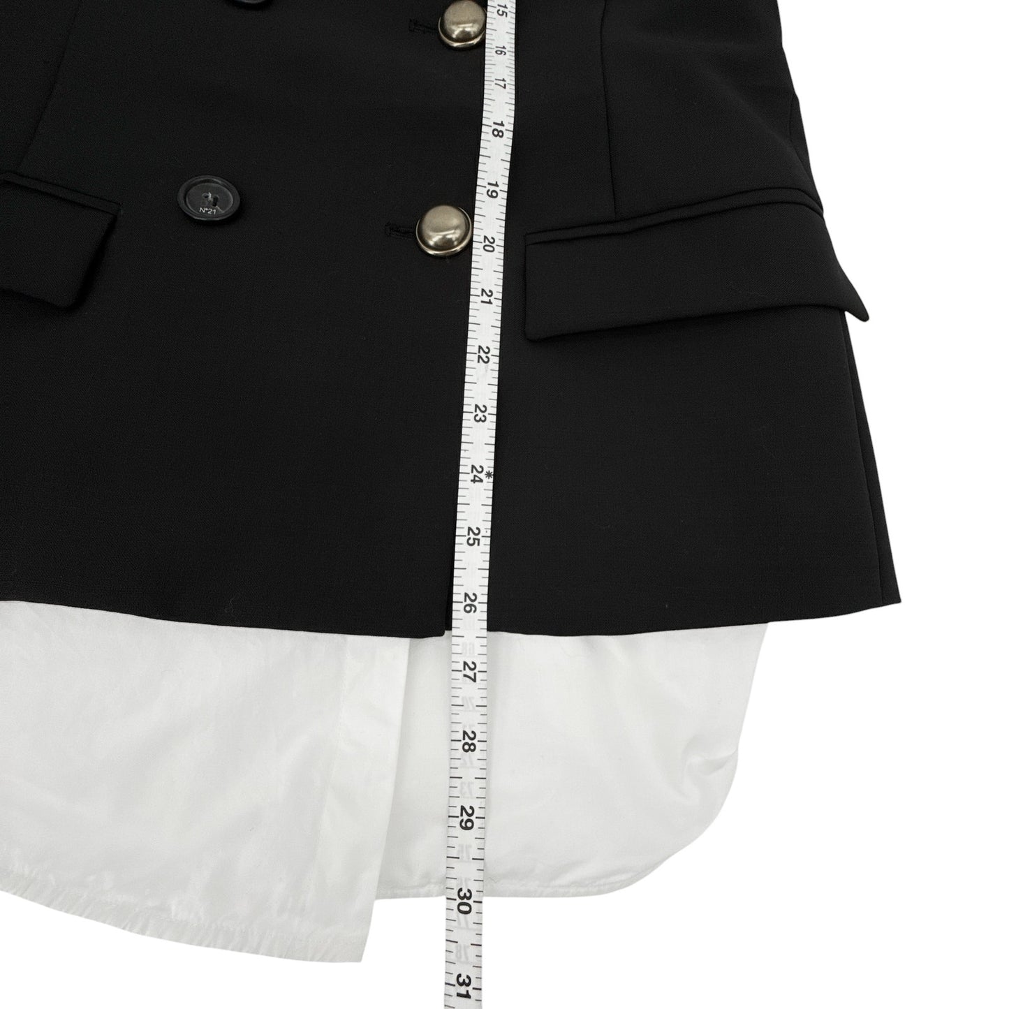 No.21 Double Breasted Blazer in Black EU40|S