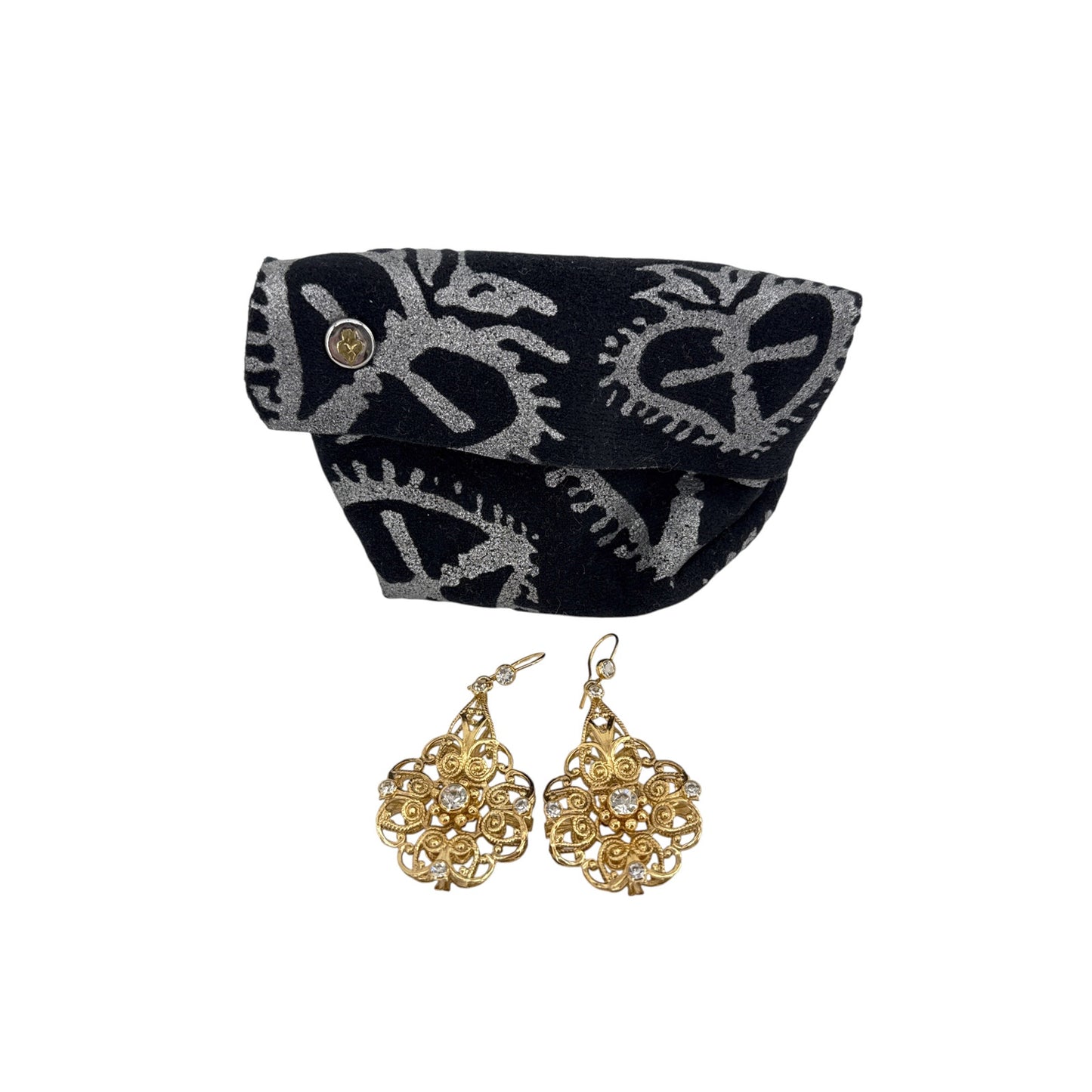 VIRGINS SAINTS & ANGELS VSA Snow White Flower Drop Earrings Once Upon a Time