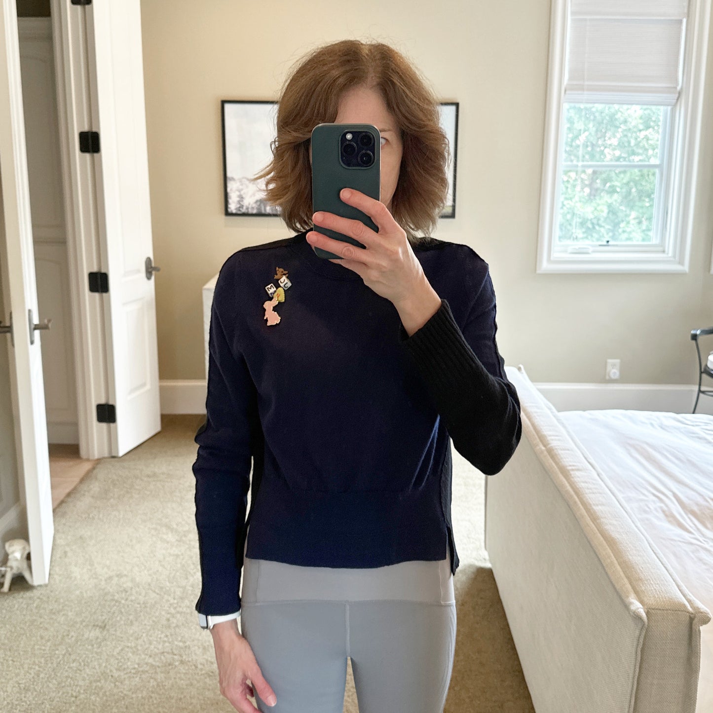 MARC JACOBS The DIY Wool Sweater in Navy S