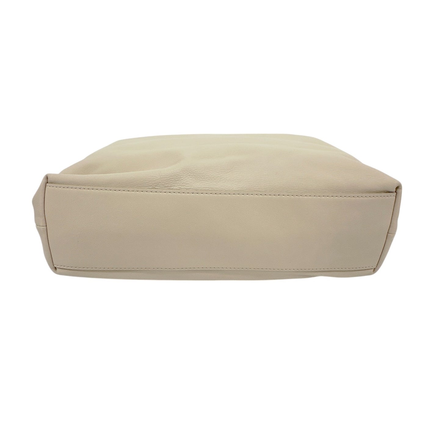 VERONICA BEARD Leather Slouch Bag in Ivory