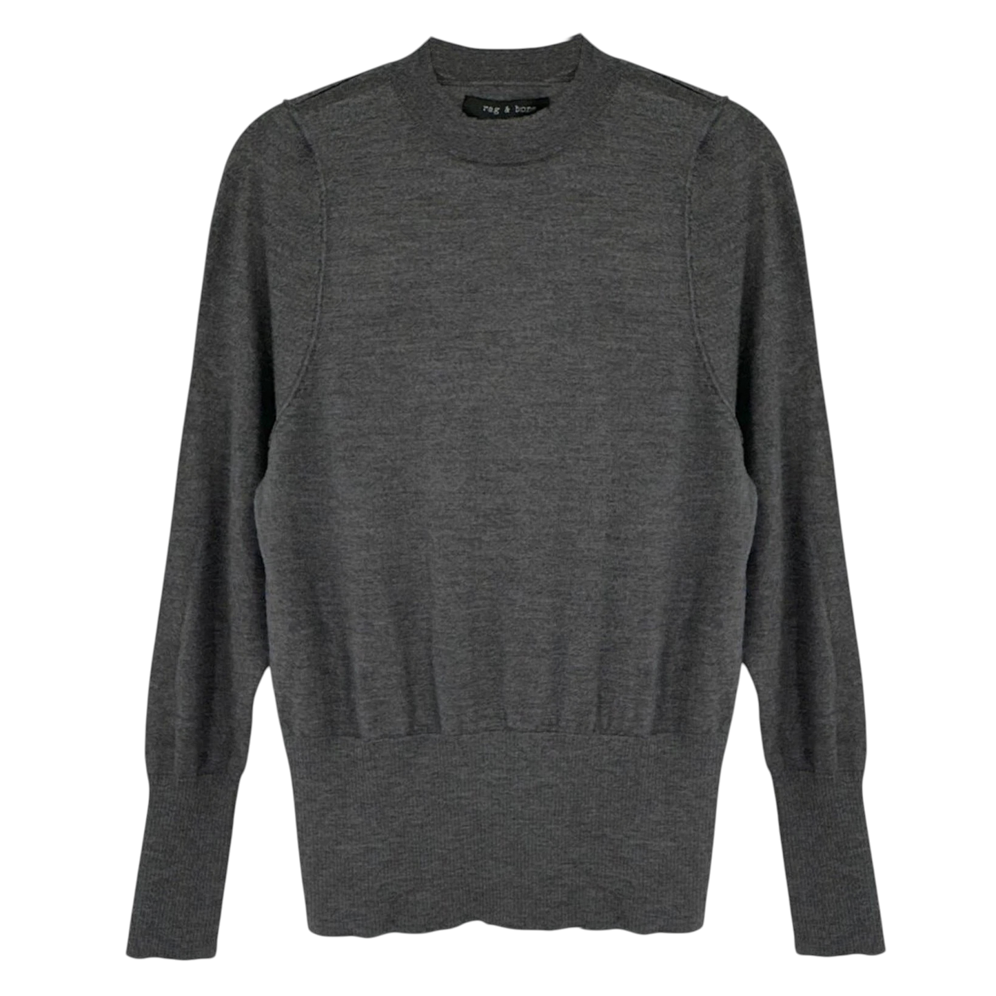 RAG & BONE Sydney Turtleneck in Charcoal S
