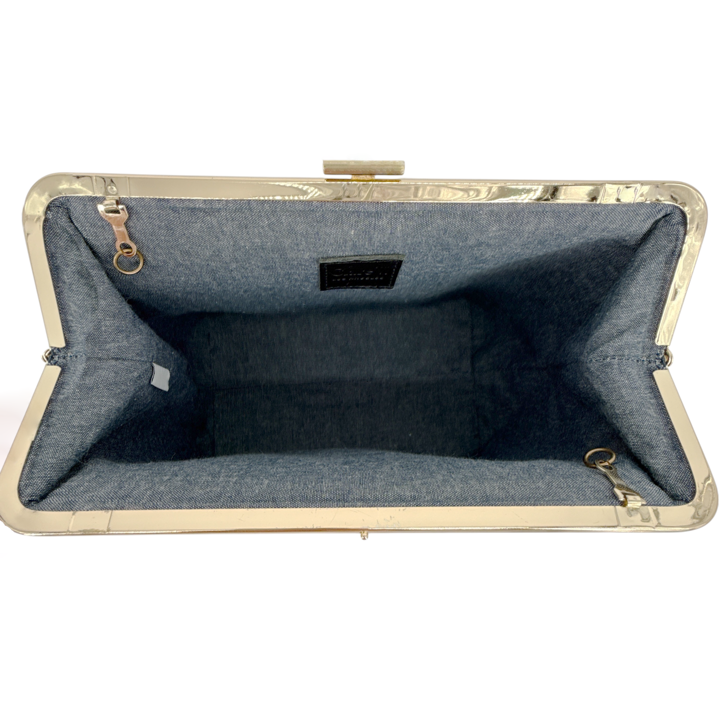 CLARE V. Le Big Box Bag Crocodile in Green