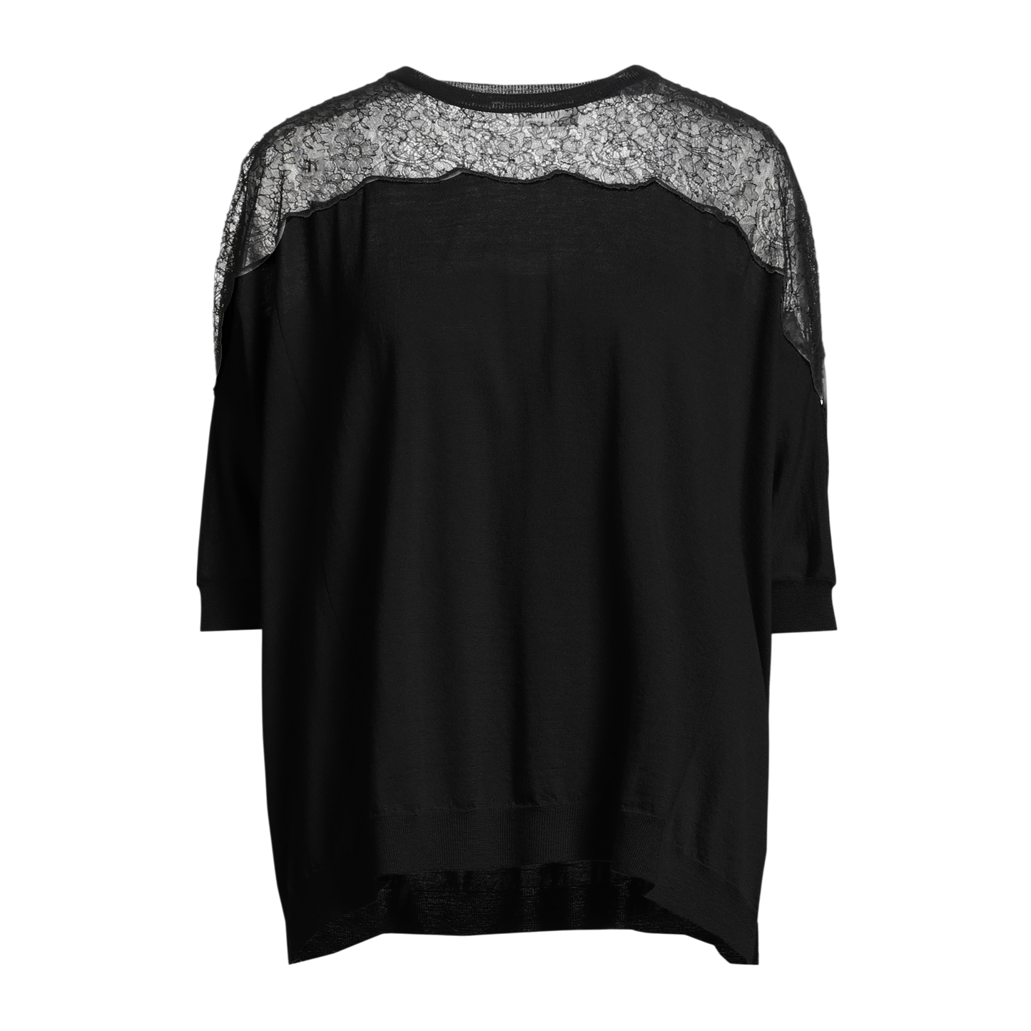 VALENTINO GARAVANI Lace Panel Detail Sweater S