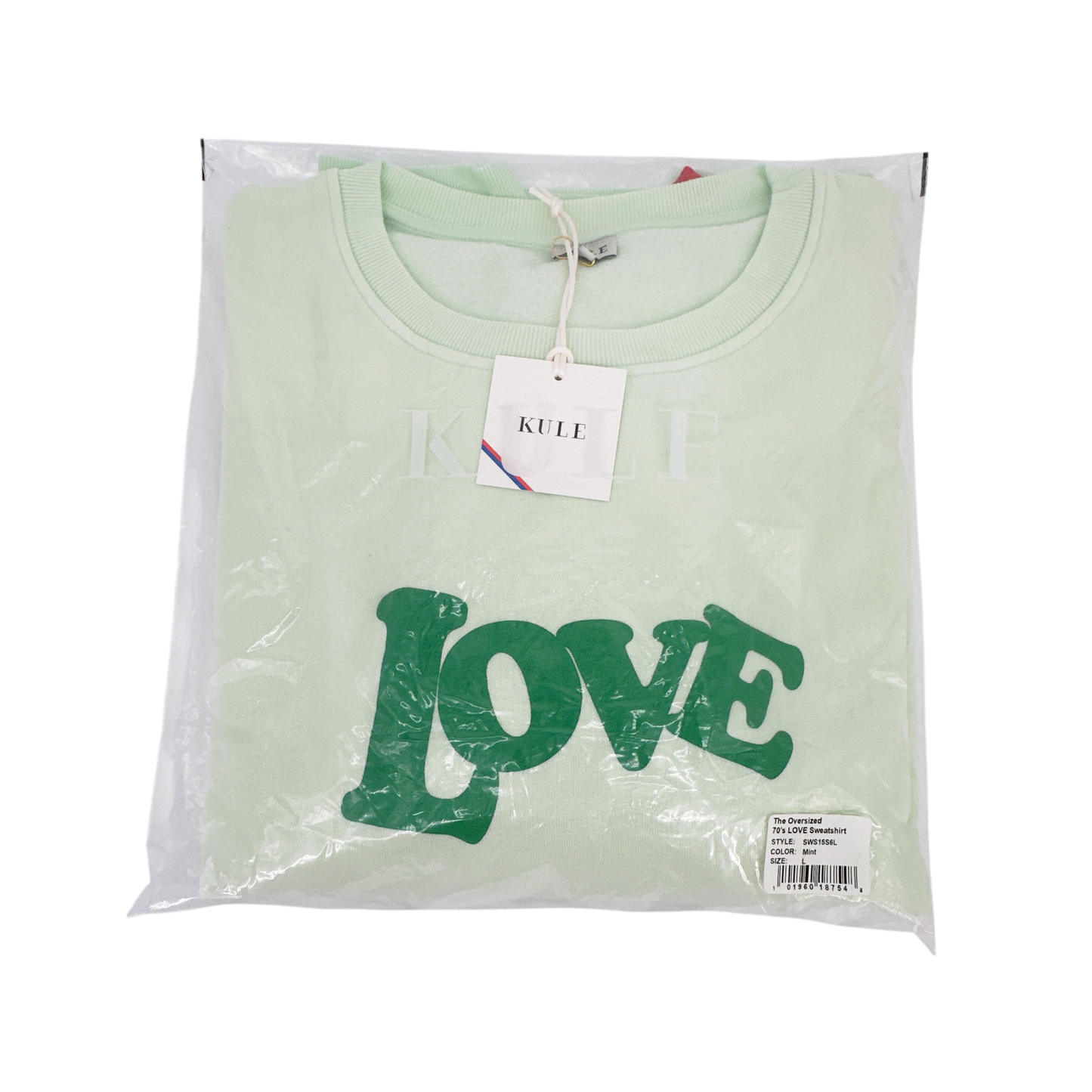 KULE The Oversized 70's LOVE Sweatshirt || L