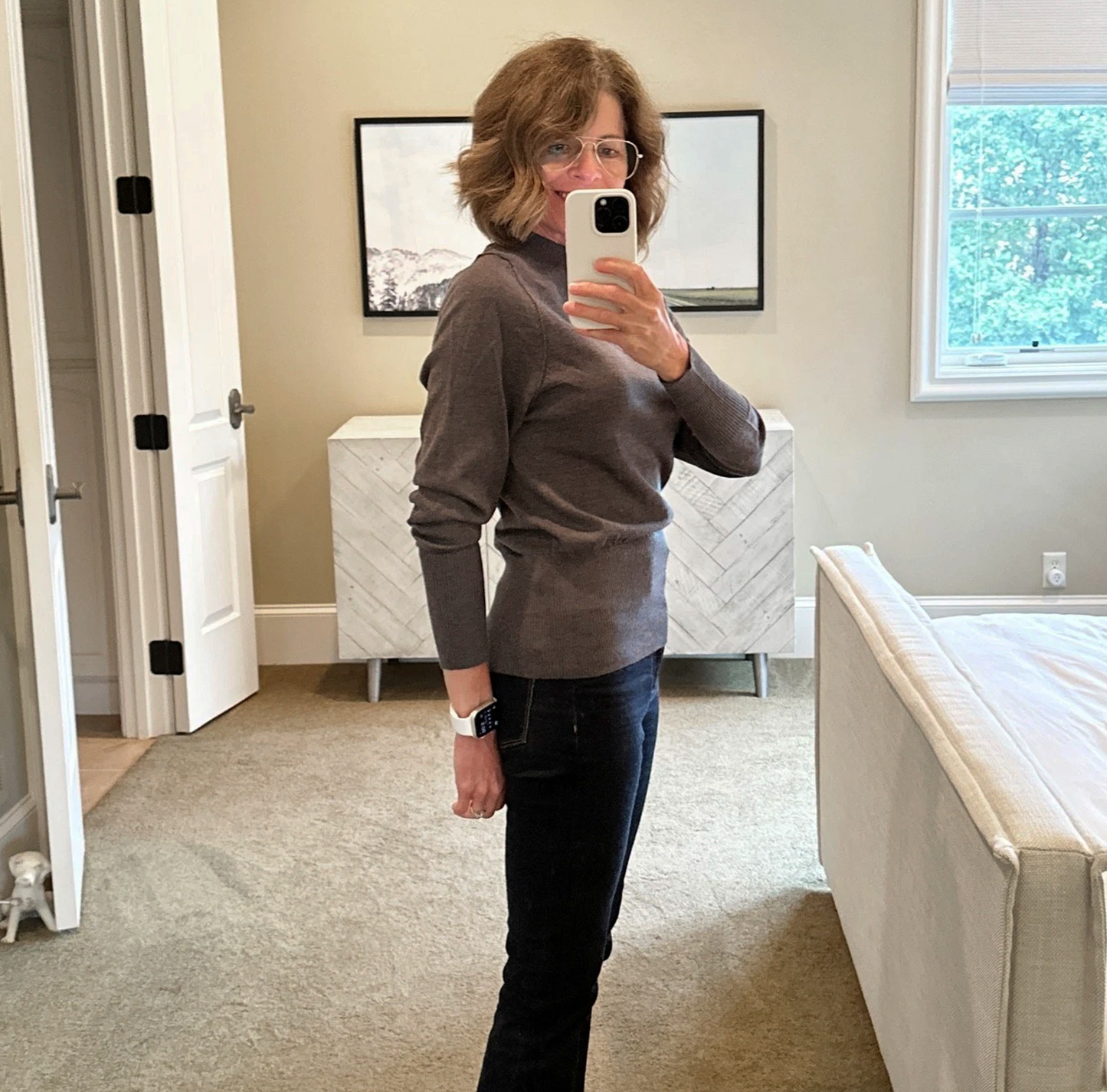 RAG & BONE Sydney Turtleneck in Charcoal S