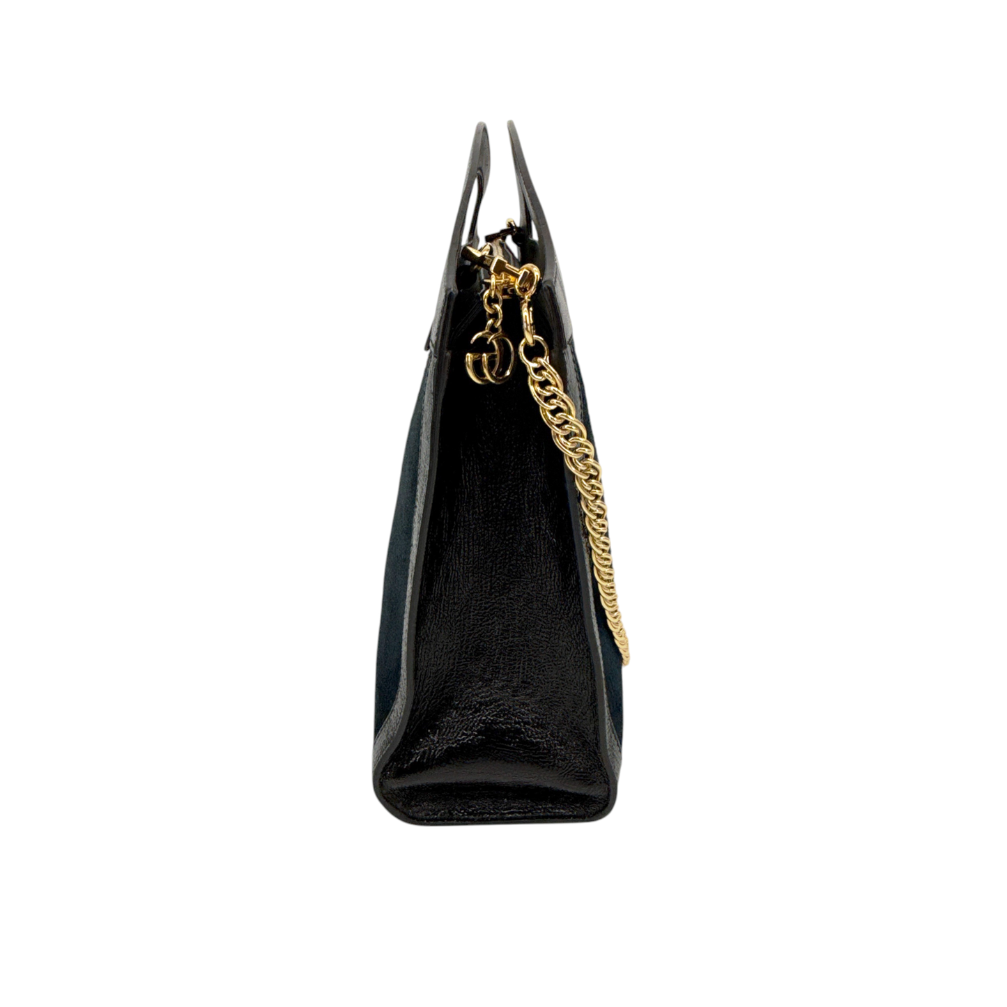 GUCCI Ophidia Cut Out Handle Bag Suede Medium