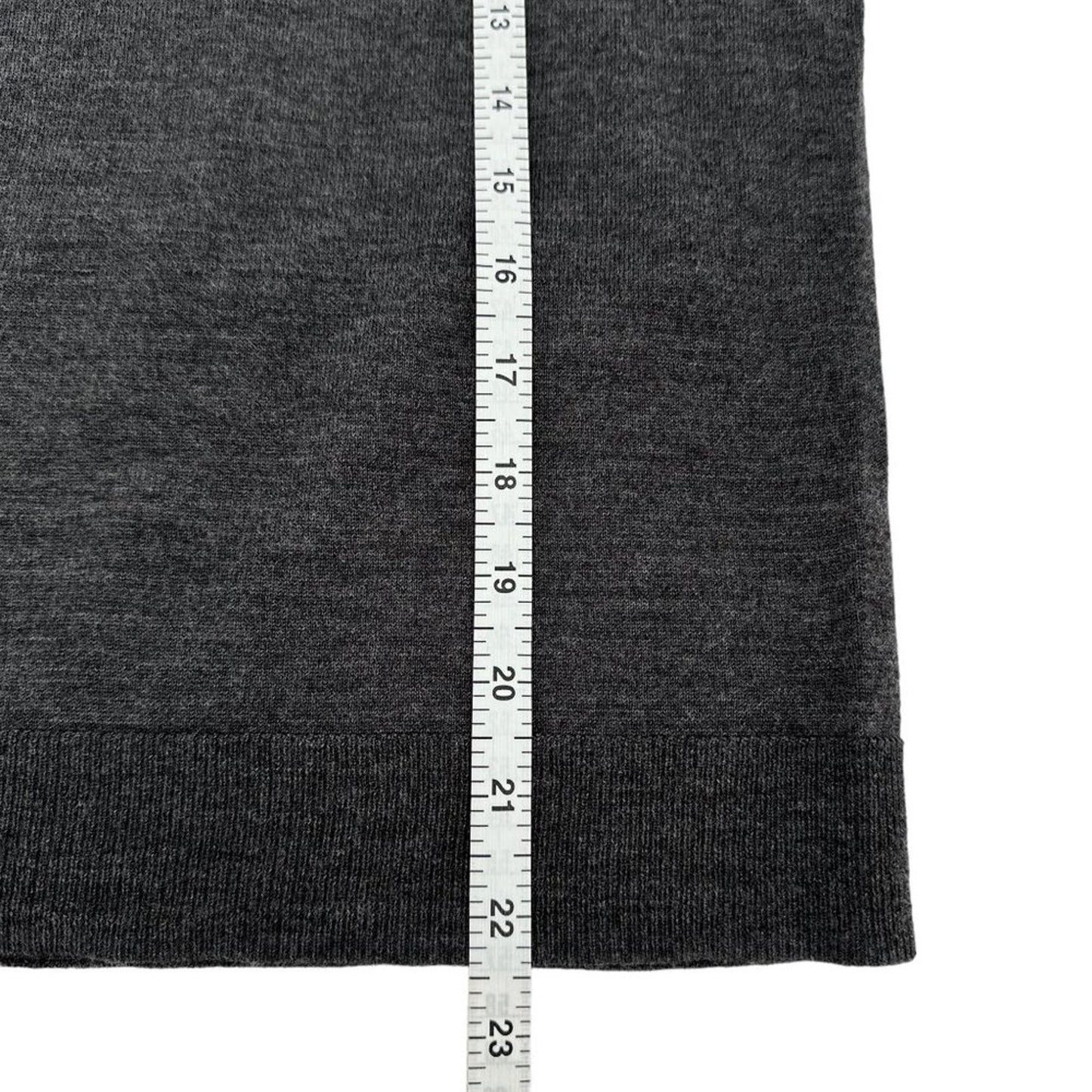J.CREW Margot Crewneck Sweater in Charcoal XS