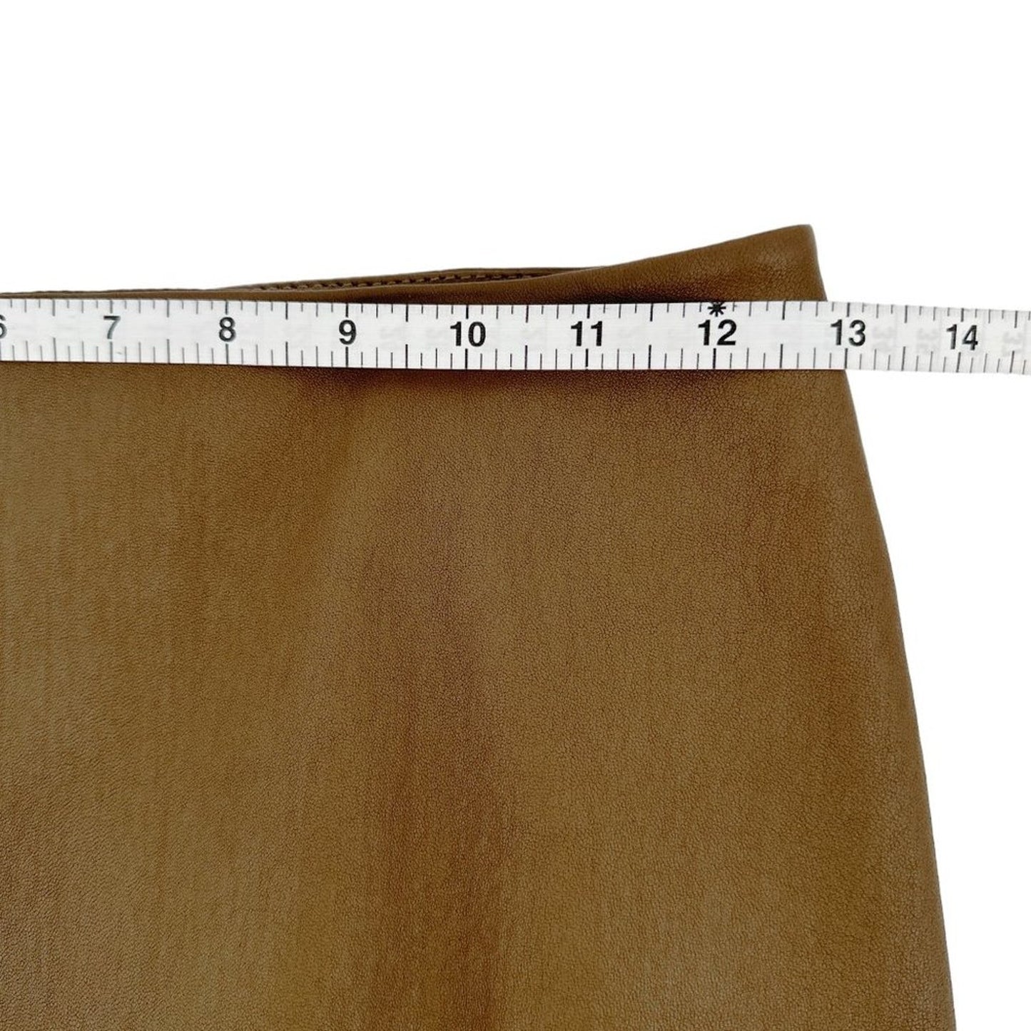 By MALENE BIRGER Floridia Stretch Leather Midi Skirt FR32|XS