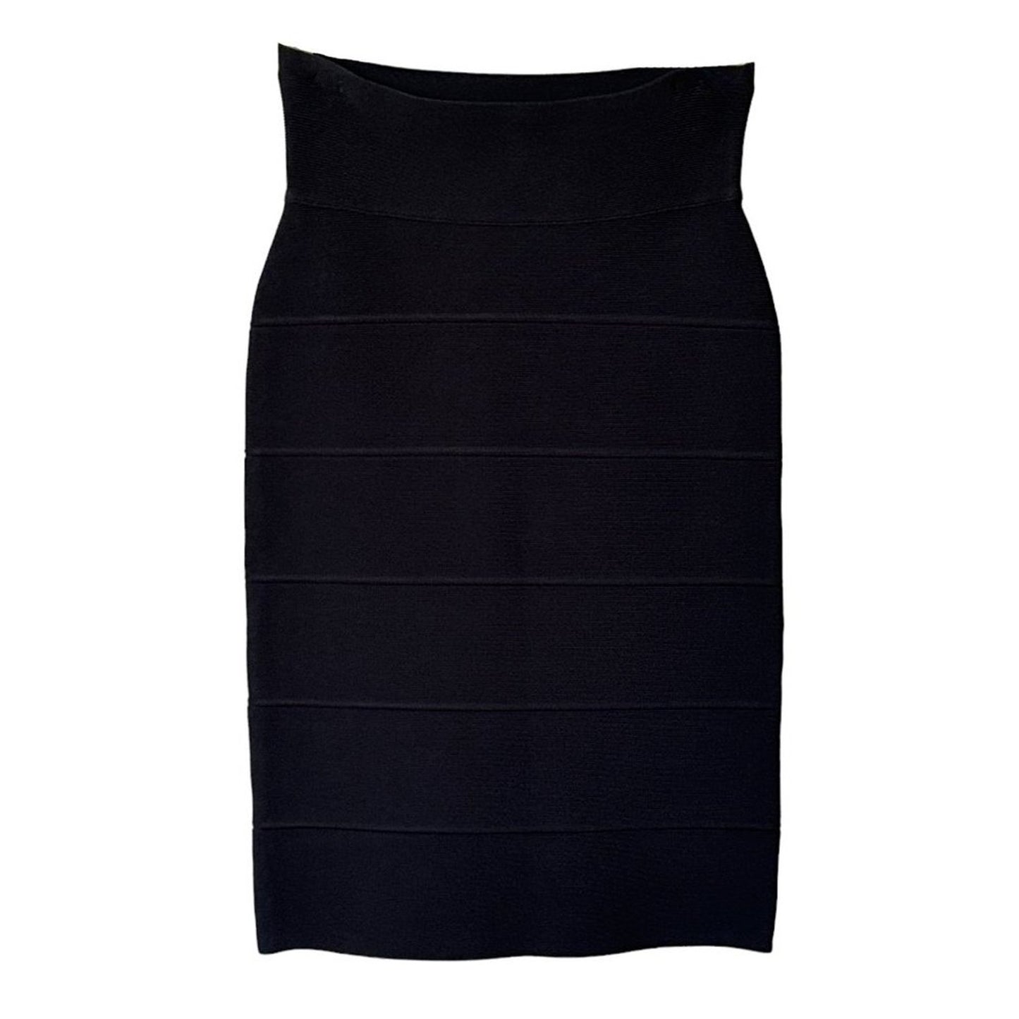 BCBGMAXAZRIA Leger Knit Pencil Skirt Black XS