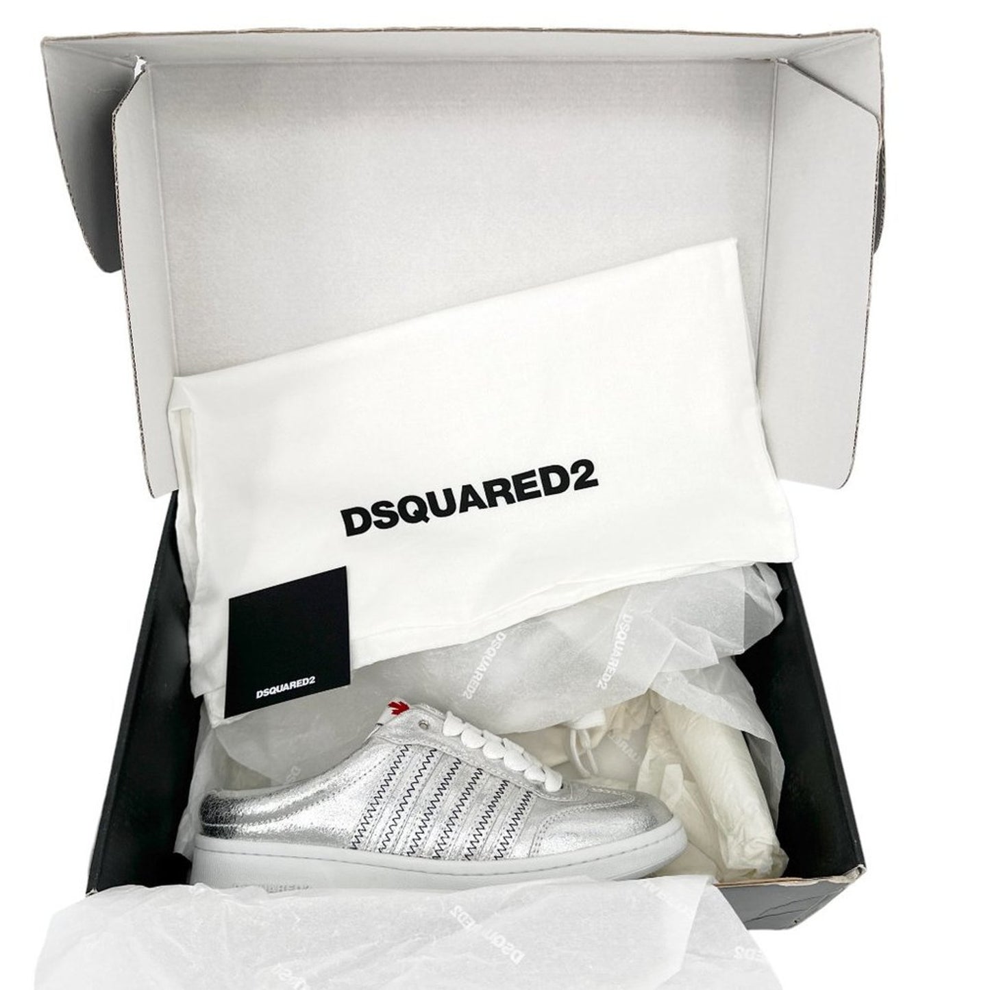 DSQUARED2 Boxer Sneakers with Open Back 37