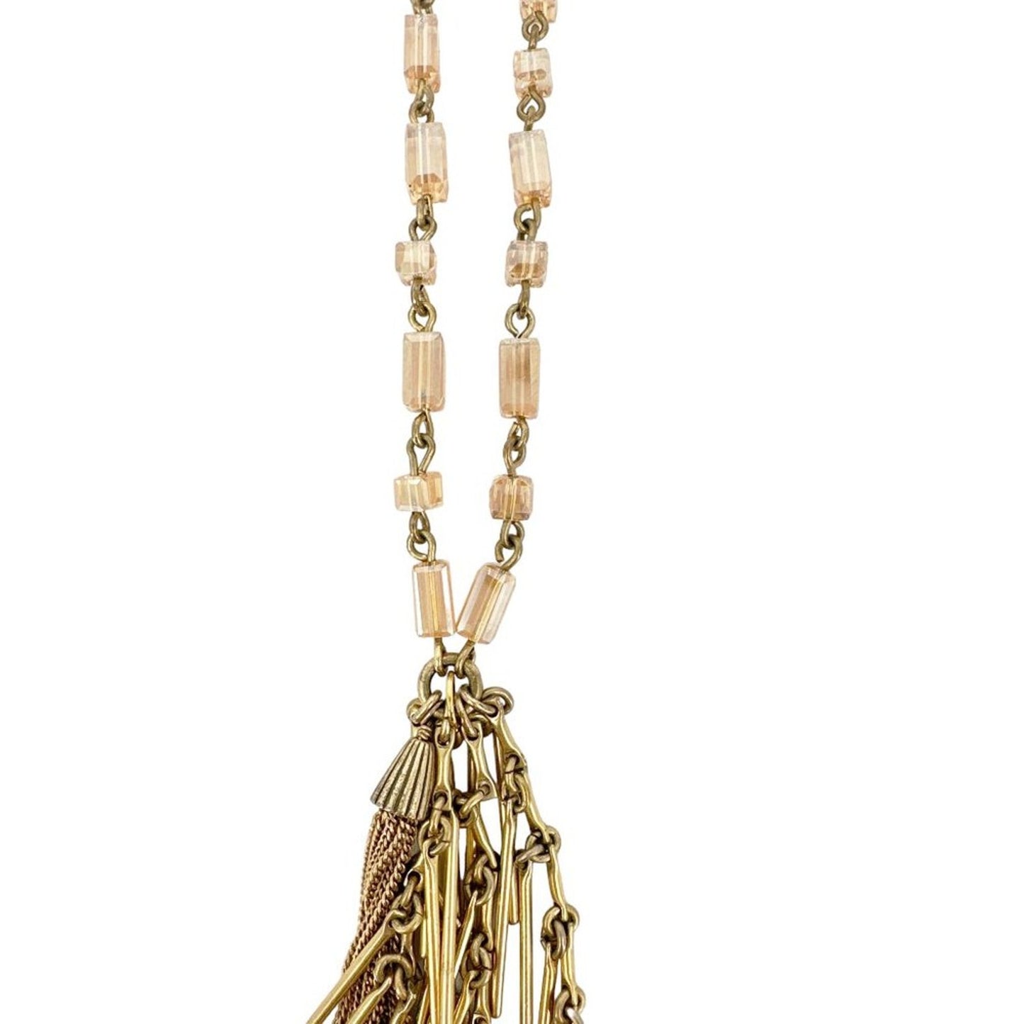 J.CREW Beaded Tassel Necklace