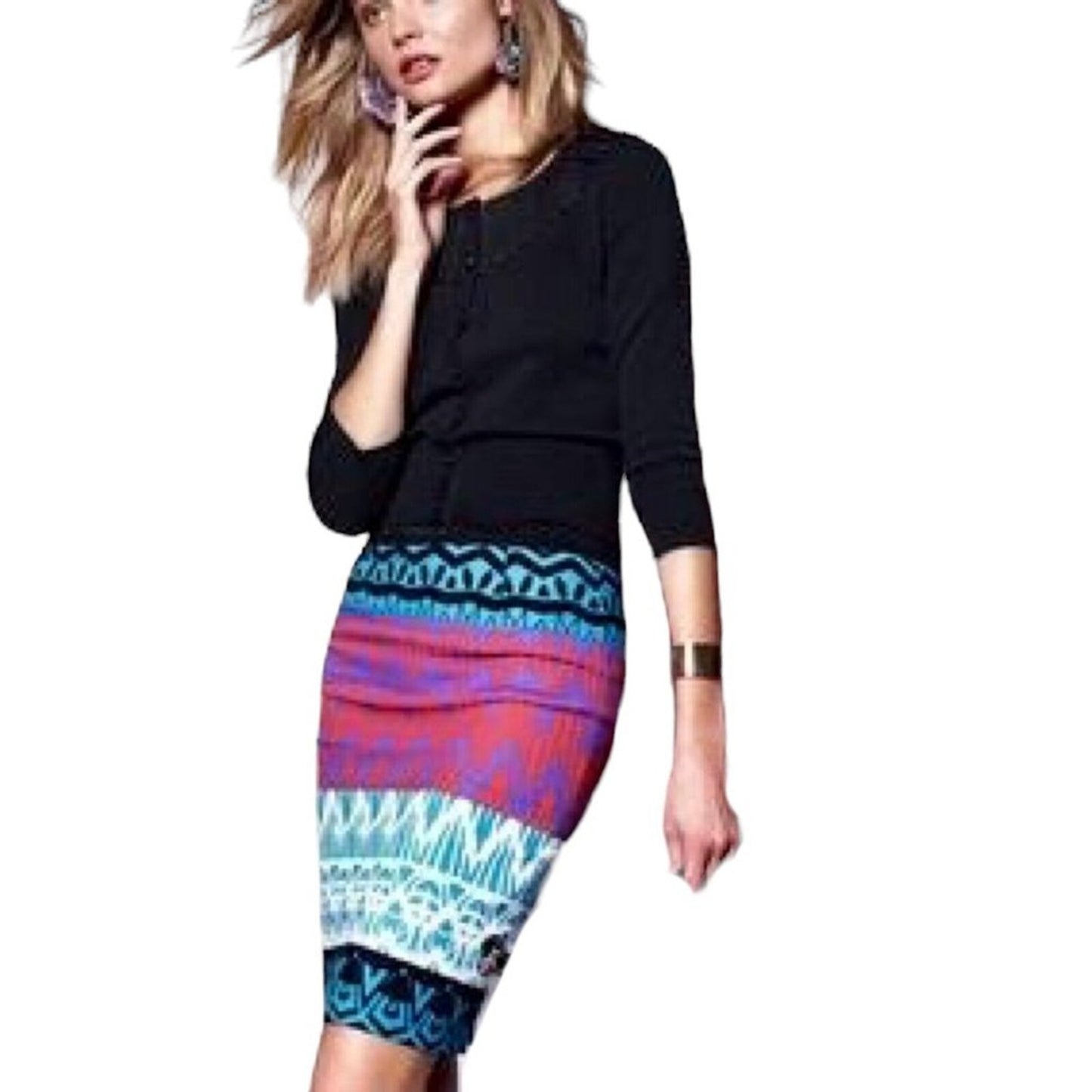 ANTHROPOLOGIE x PLENTY by TRACY REESE Montagne Pencil Skirt XS