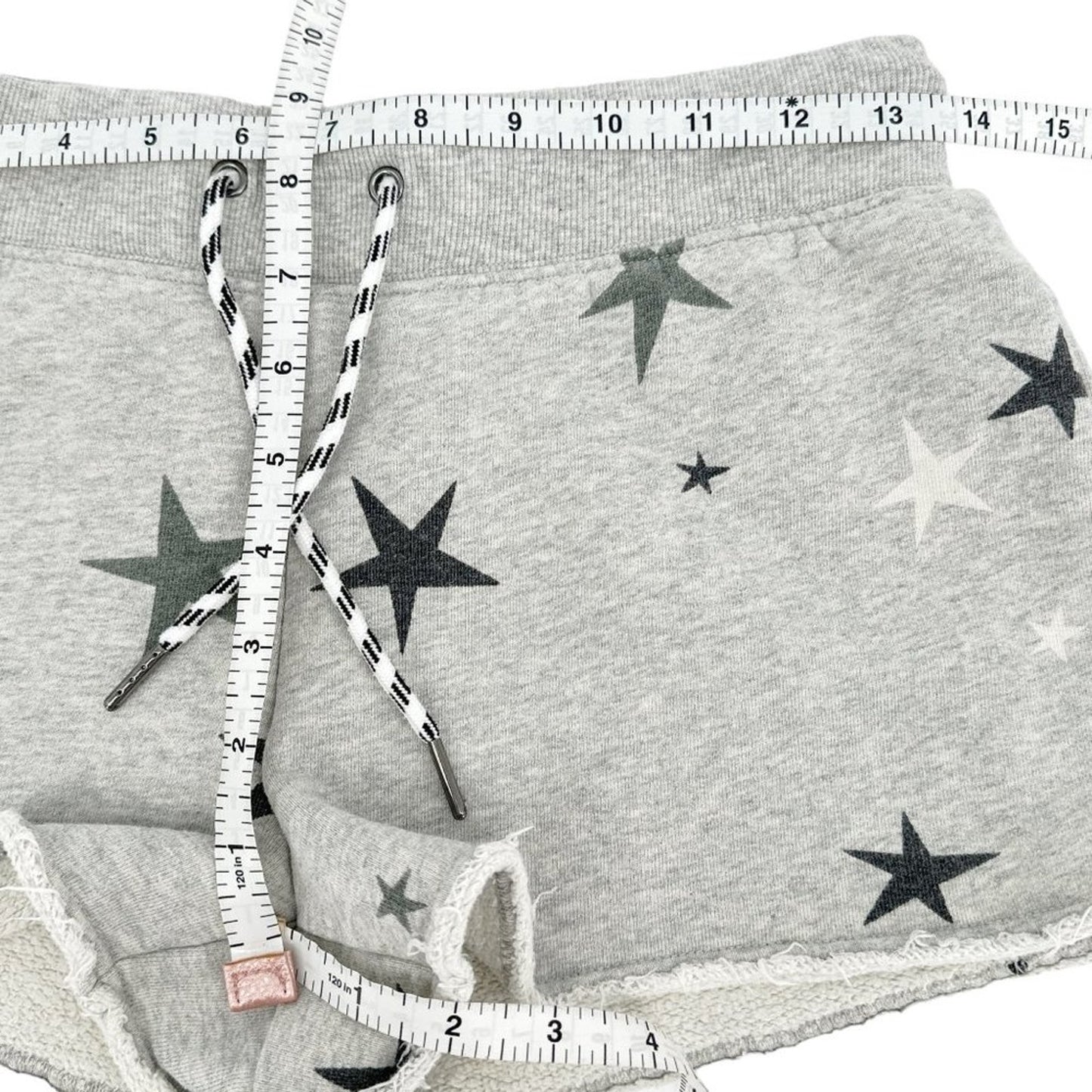 PAM & GELA Cut Off Star Short in Heather Grey XS|P