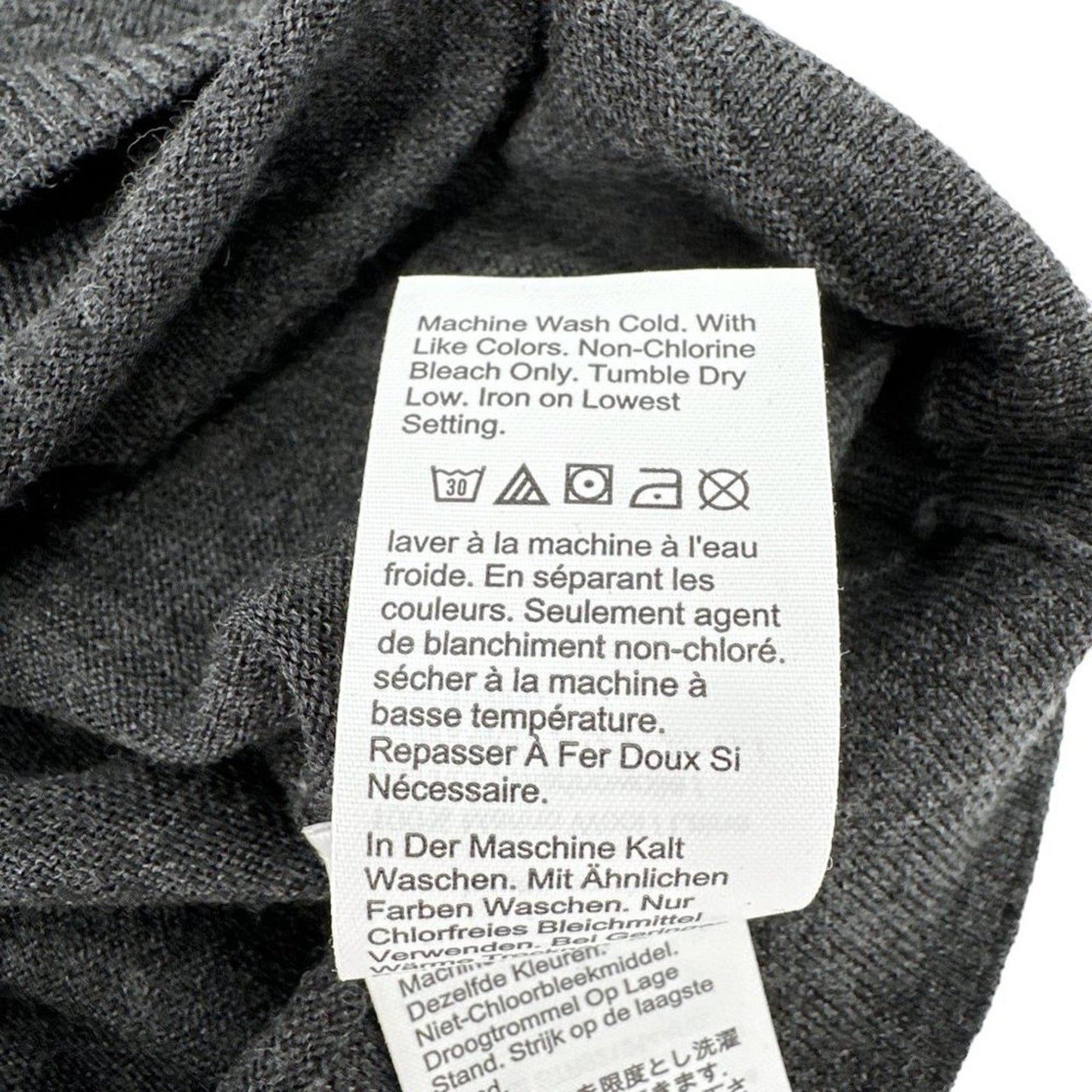 J.CREW Margot Crewneck Sweater in Charcoal XS