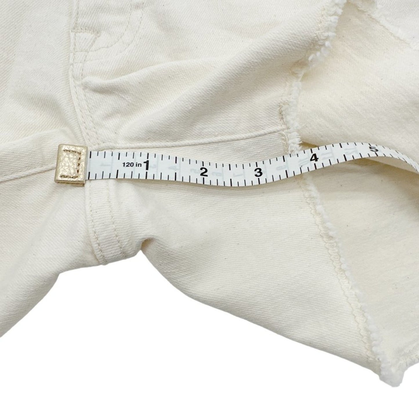 J.CREW Denim Short in Ecru 24