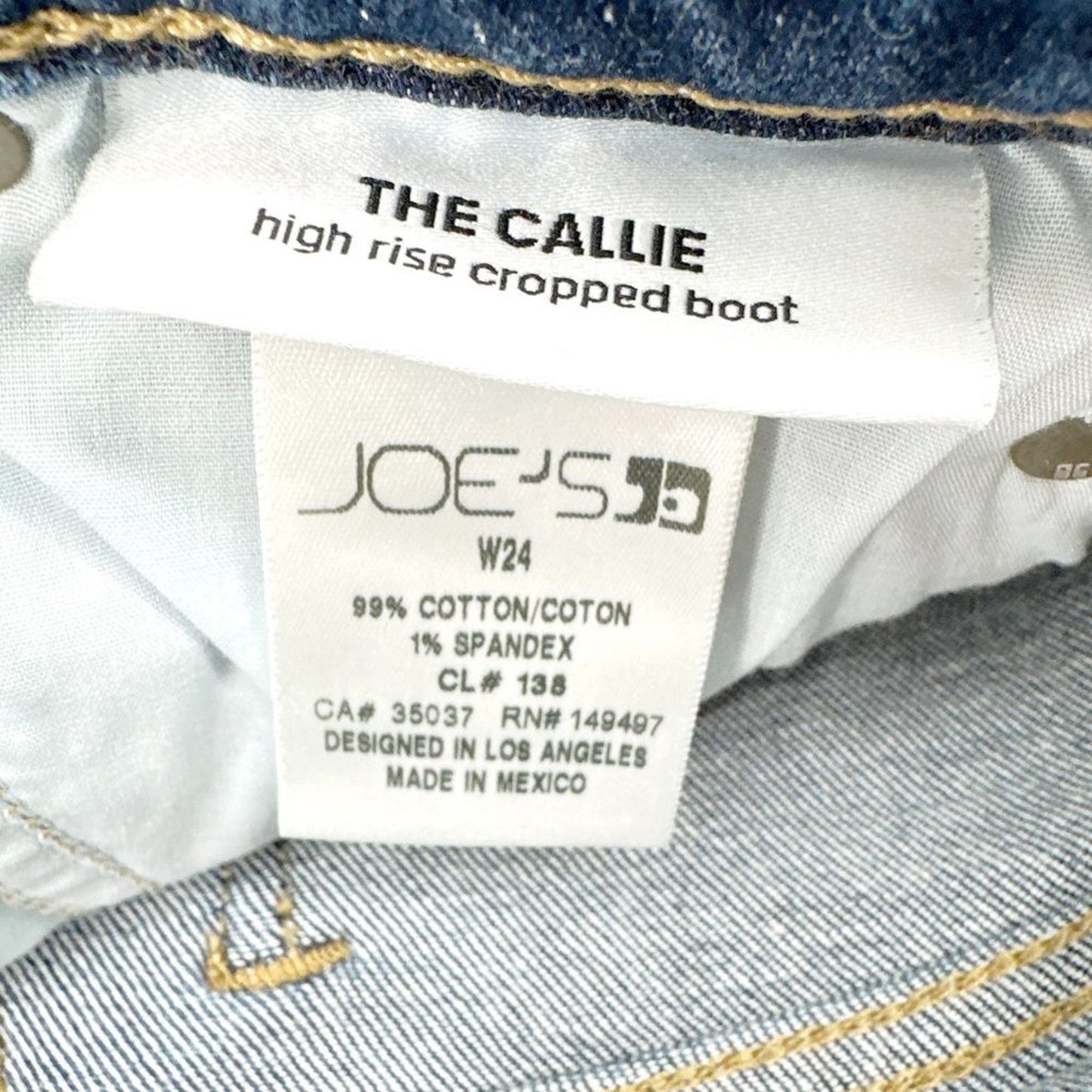 JOE'S JEANS Callie High Rise Cropped Boot Jean in Bellamy 24