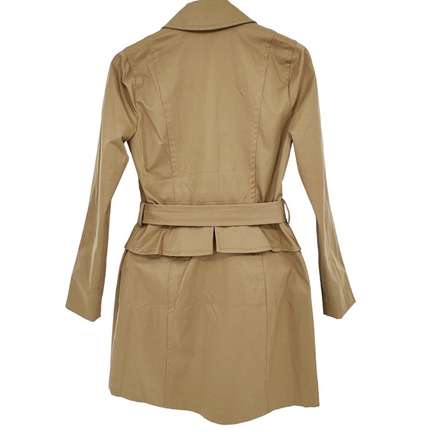 ANTHROPOLOGIE x PLENTY by TRACY REESE Corin Peplum Trench Coat XS